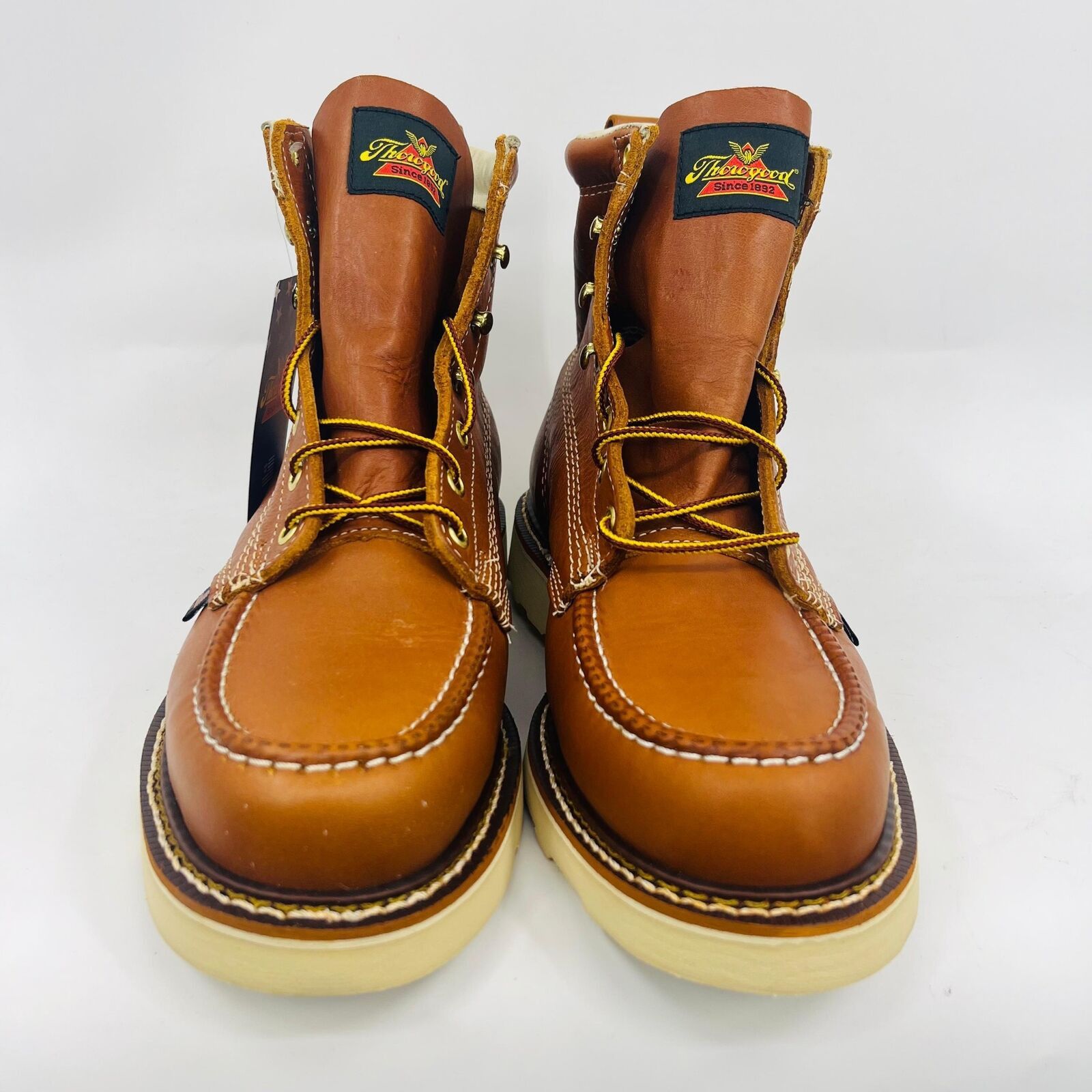 Thorogood THOROGOOD AMERICAN HERITAGE 6″ "TOBACCO STEEL BOOTS SIZE 11D Size US 11 / EU 44 - 2 Thumbnail