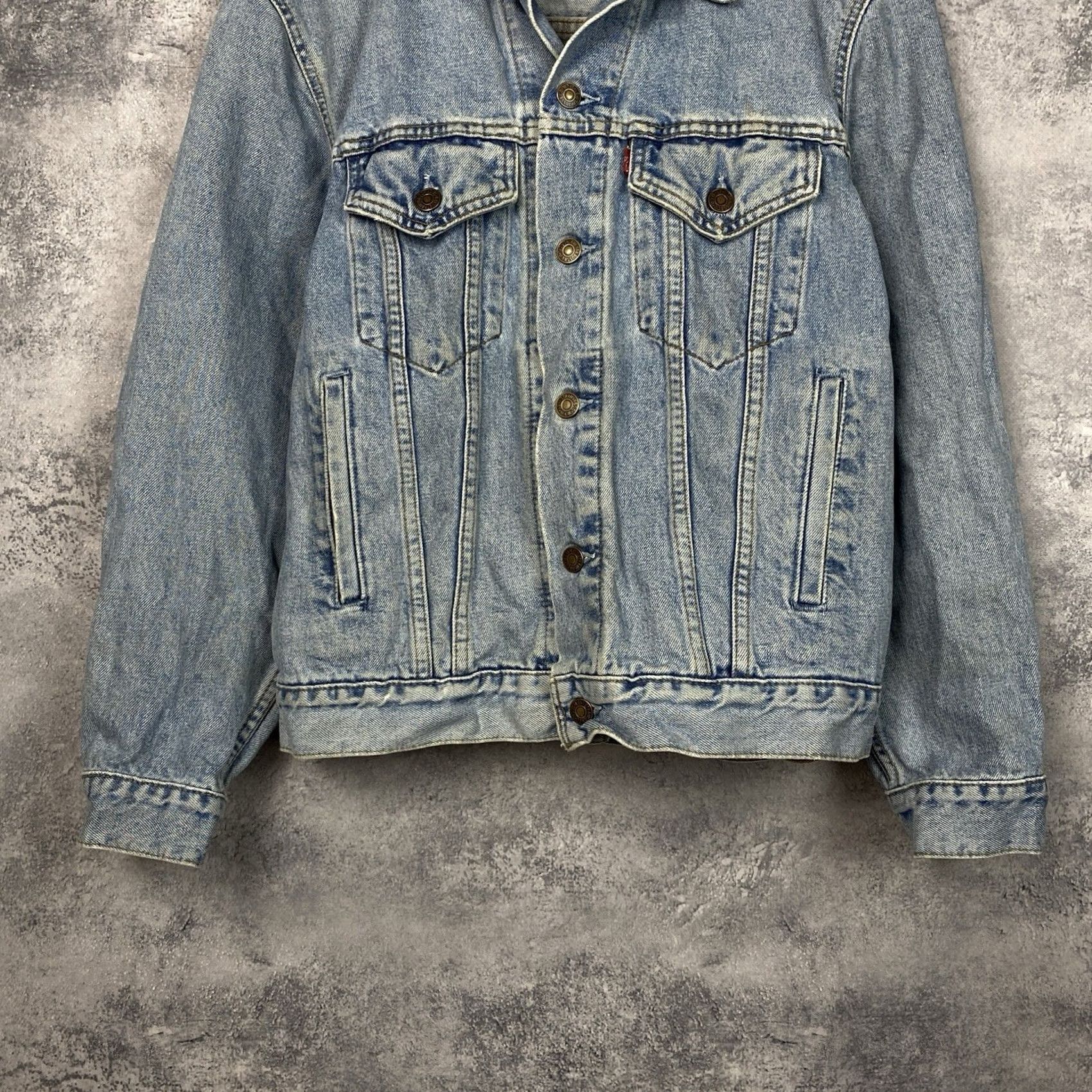 Levi's Levi'S Denim Trucker Jacket Blue Cotton Retro S Size Size US S / EU 44-46 / 1 - 3 Thumbnail