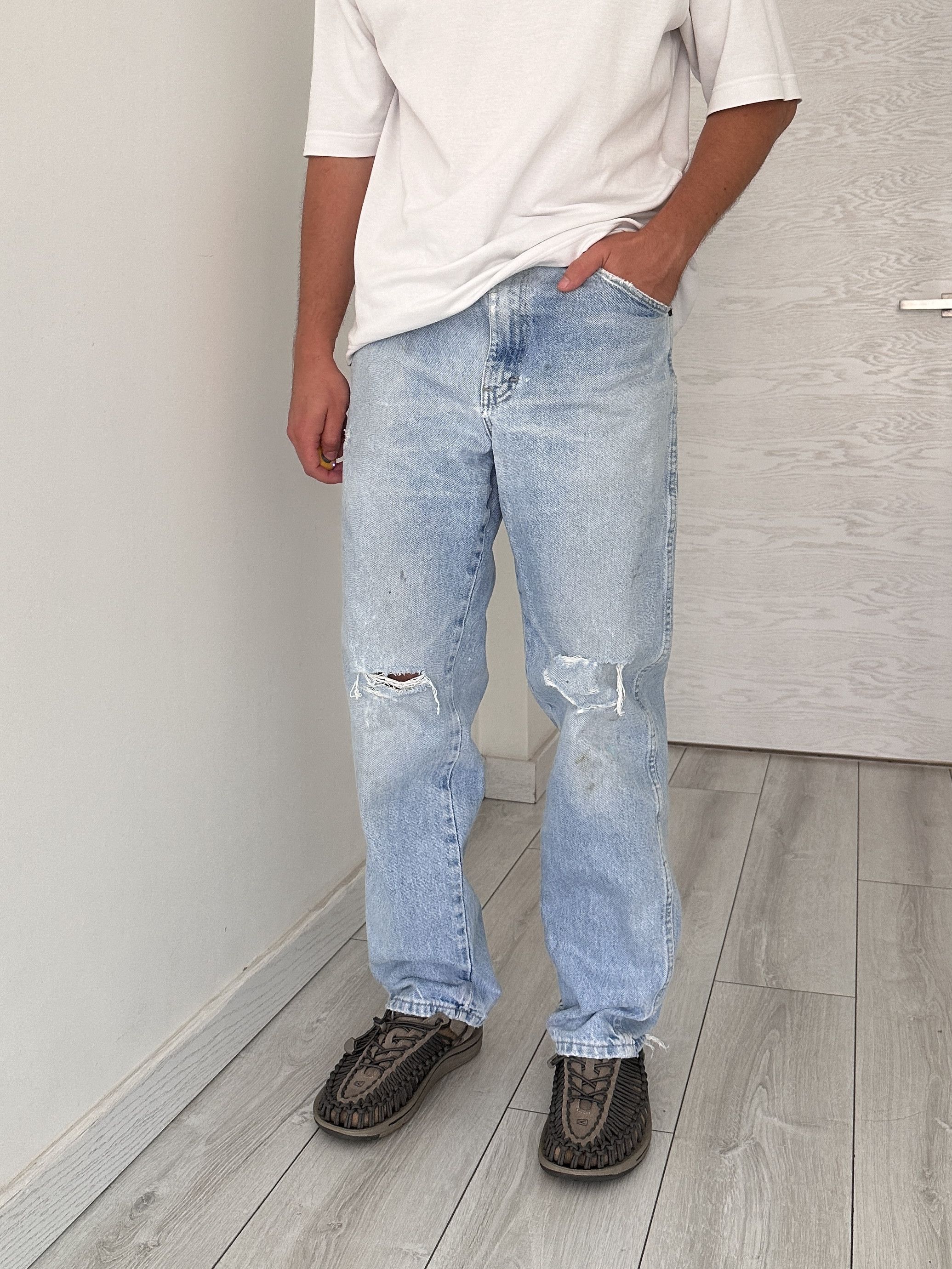 Dickies Vintage Dickies Distressed Blue Denim Pants Jeans Size US 34 / EU 50 - 2 Thumbnail