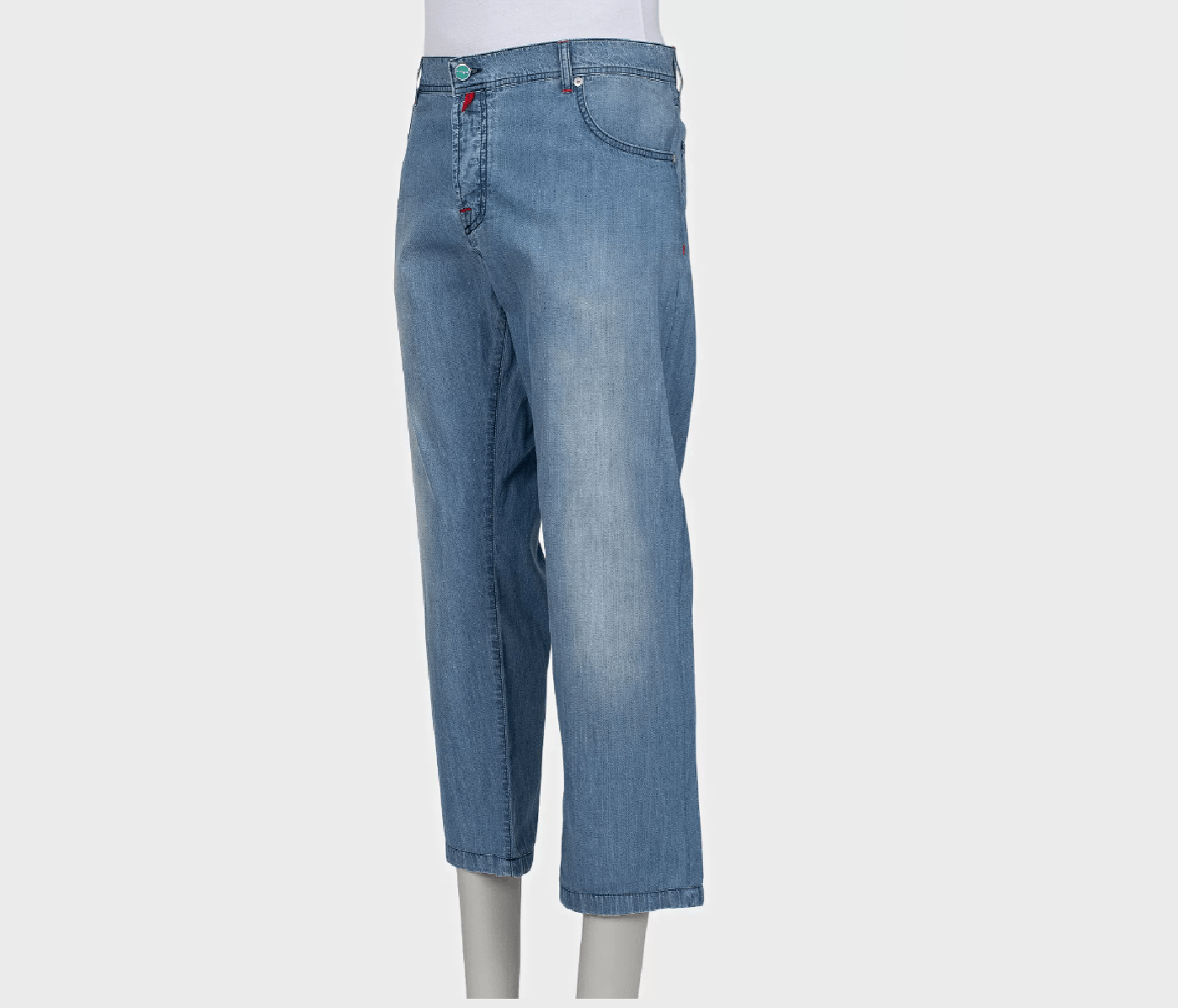 Kiton Kiton Blue Straight Leg Jeans W38 3XL Size US 40 / EU 56 - 2 Thumbnail