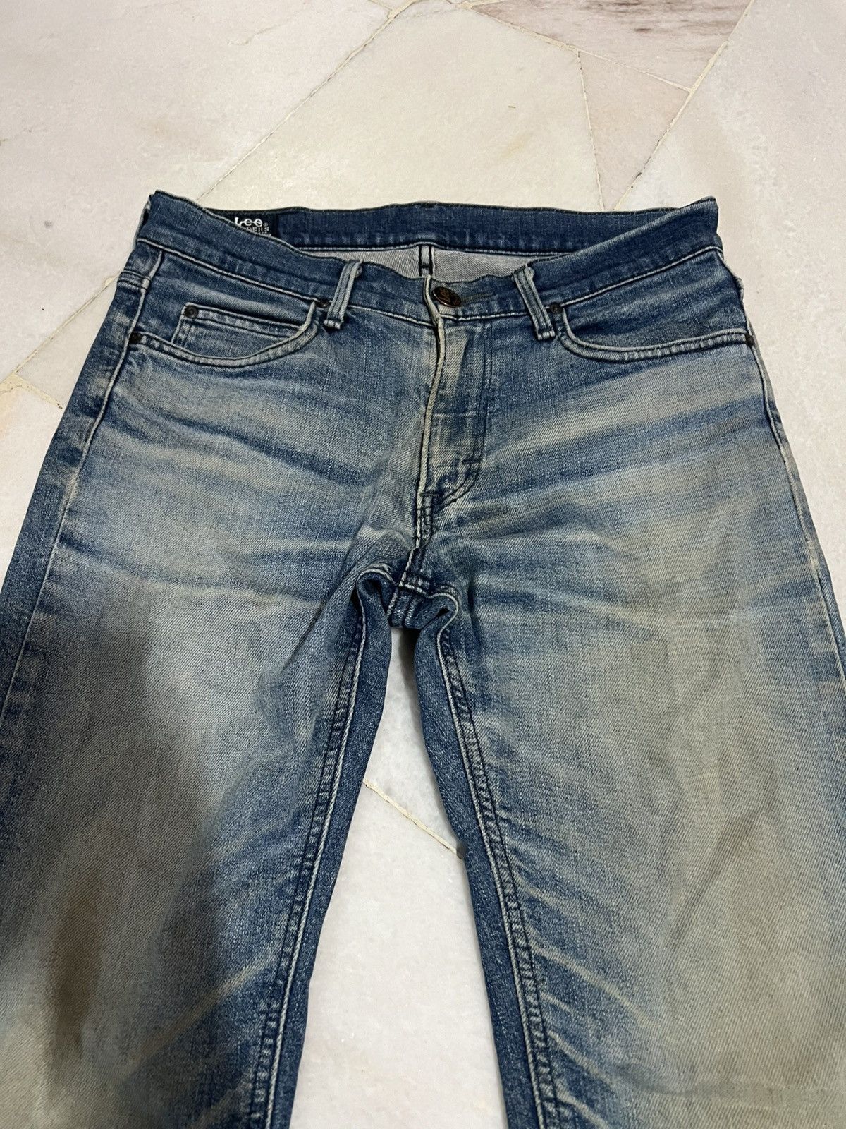 If Six Was Nine × Japanese Brand × Lee 🌈Lee Riders Distressed Mud Wash Jean Size US 29 - 4 Thumbnail