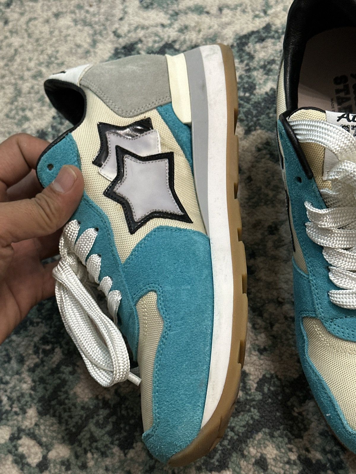 Other Atlantic Stars Made in Italy Classic Low Top Sneakers Size US 5 / EU 37 - 14 Thumbnail