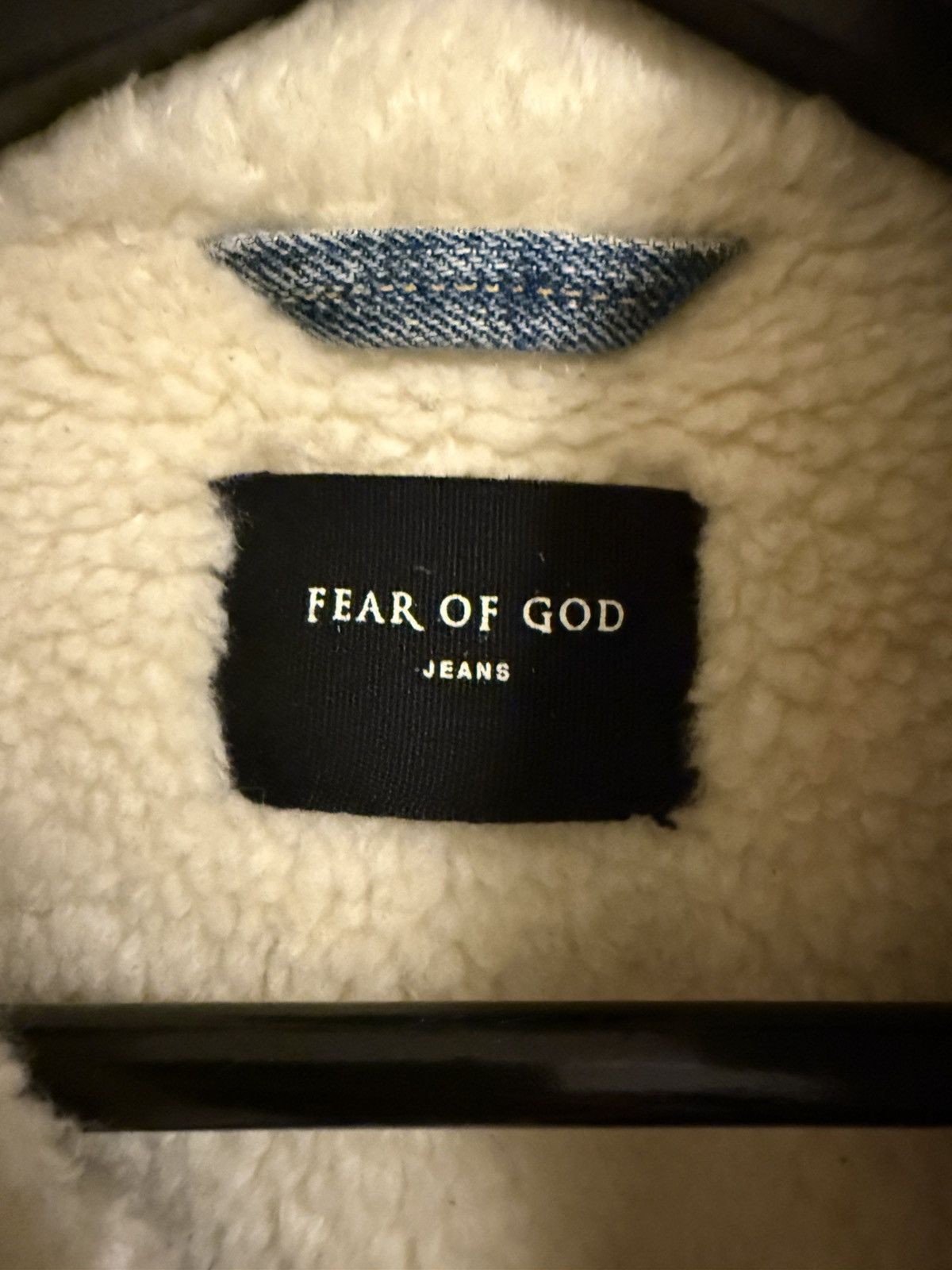 Fear of God Fear of God FOG 5th Alpaca Denim Coat Sherpa Lined Size S Size US S / EU 44-46 / 1 - 3 Thumbnail