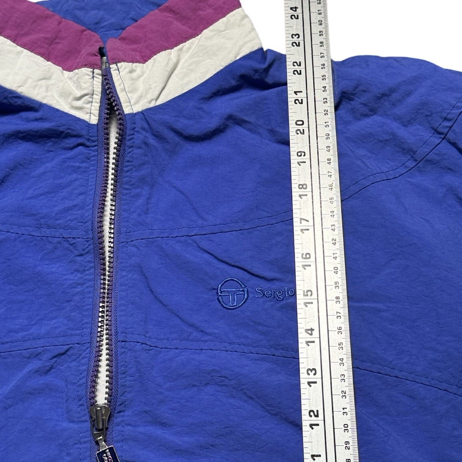 Sergio Tacchini Sergio Tacchini Womens Blue PP Windbreaker Jacket Size 10 Size L / US 10 / IT 46 - 5 Thumbnail