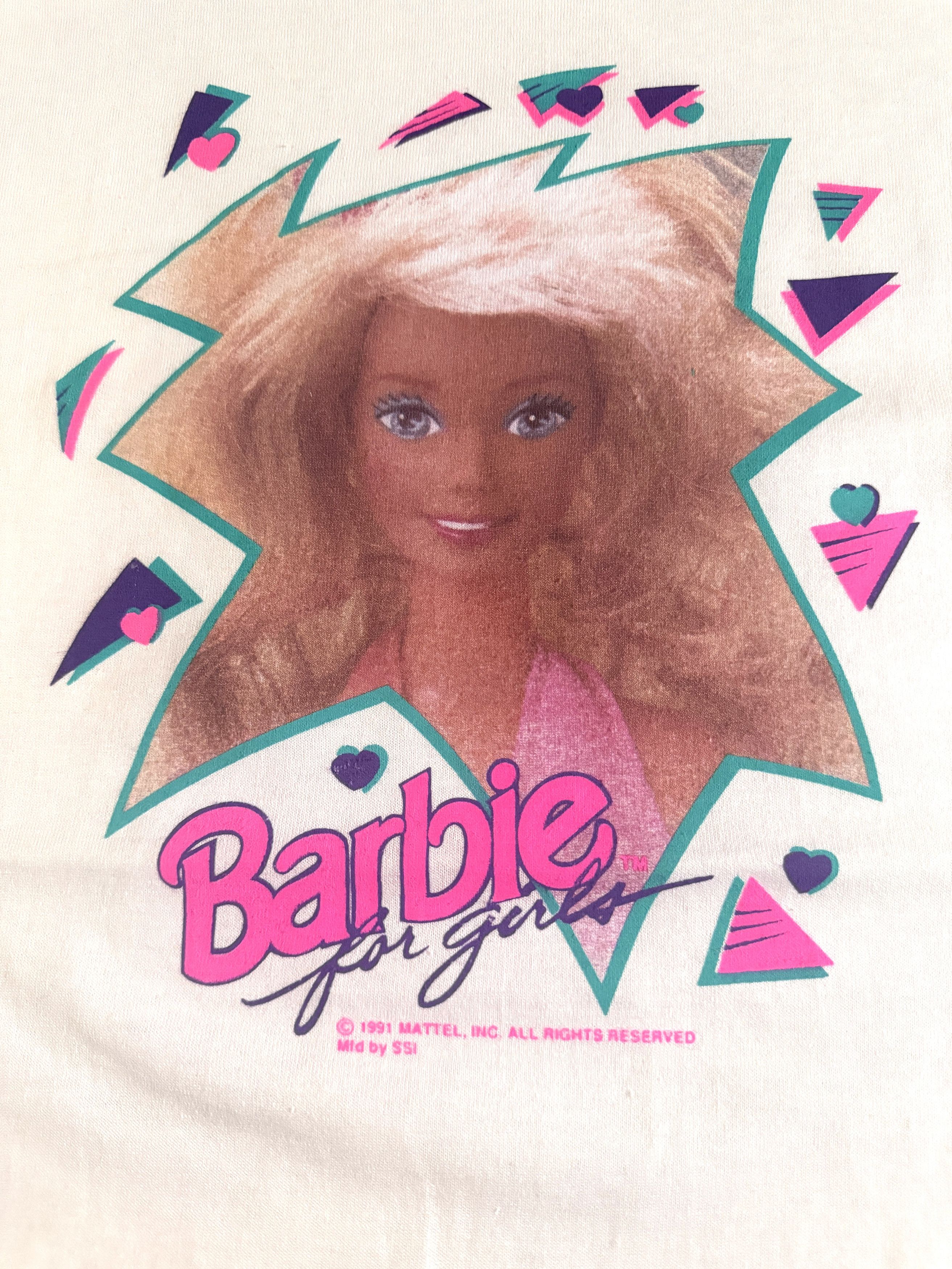 Barbie L 1991 Vintage Shirt Mattel Movie Doll