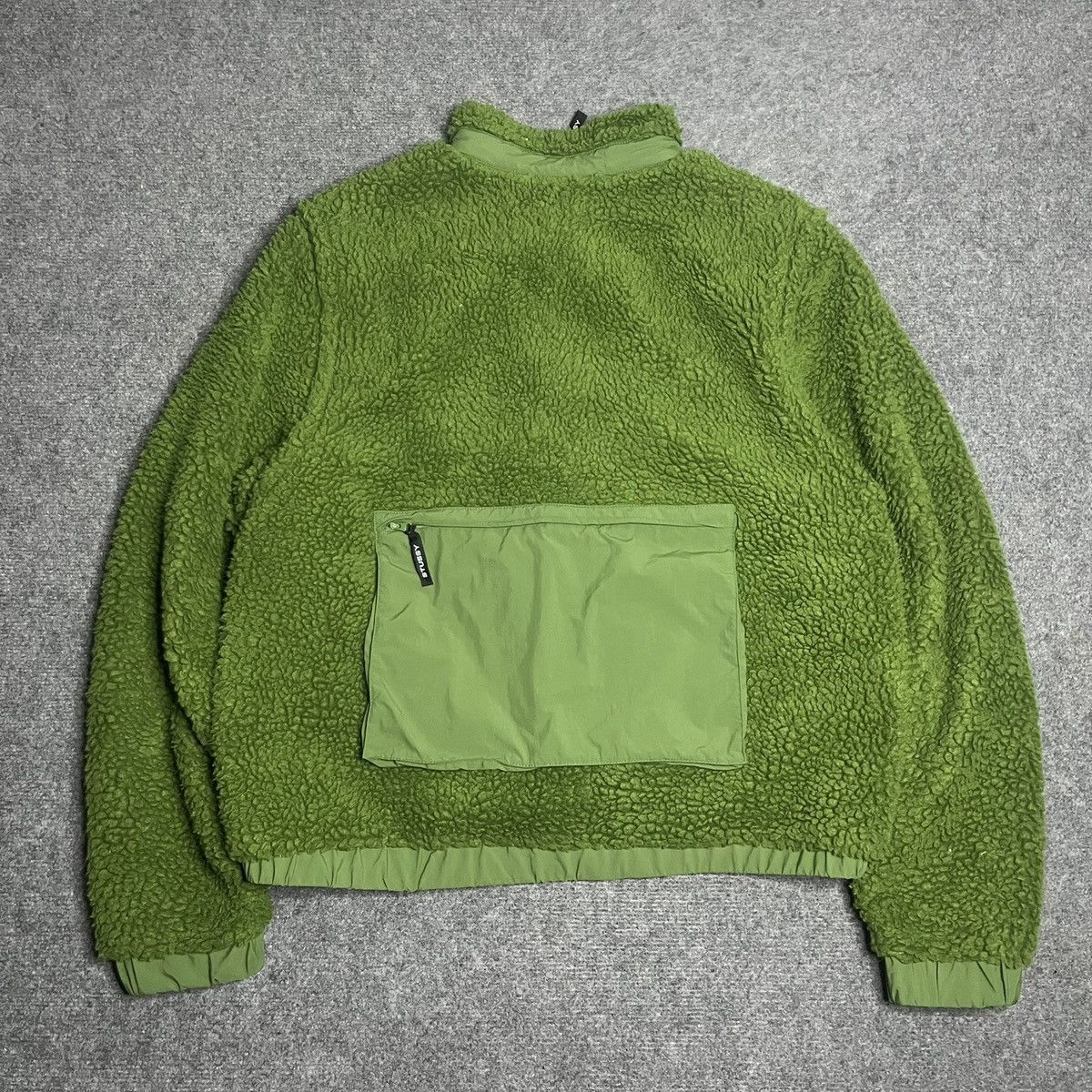 Stussy Crazy Stussy Green Sherpa Jacket/Vest Size US XL / EU 56 / 4 - 2 Thumbnail