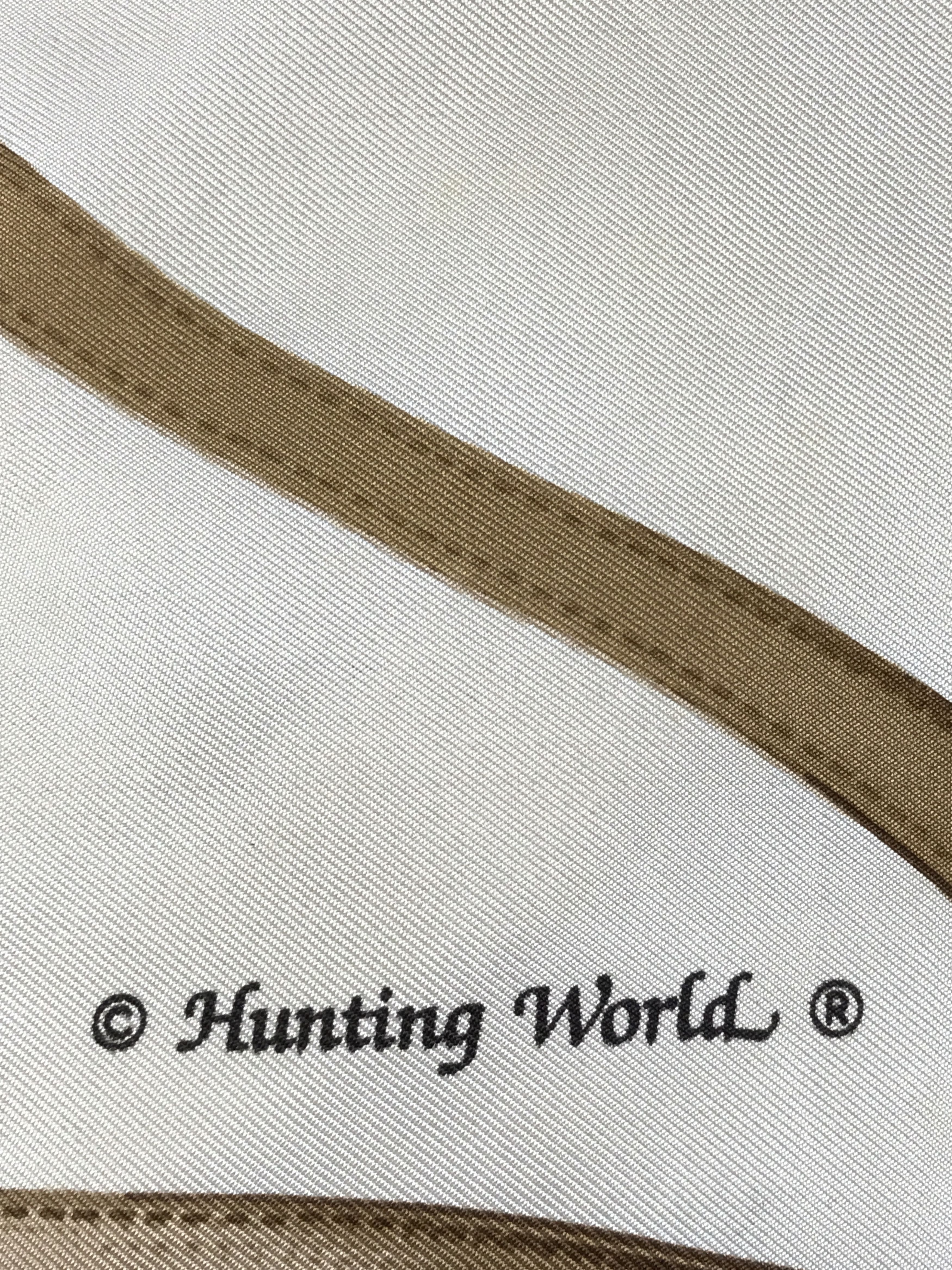Vintage Vintage Hunting World Equestrian Silk Scarf Size ONE SIZE - 7 Thumbnail