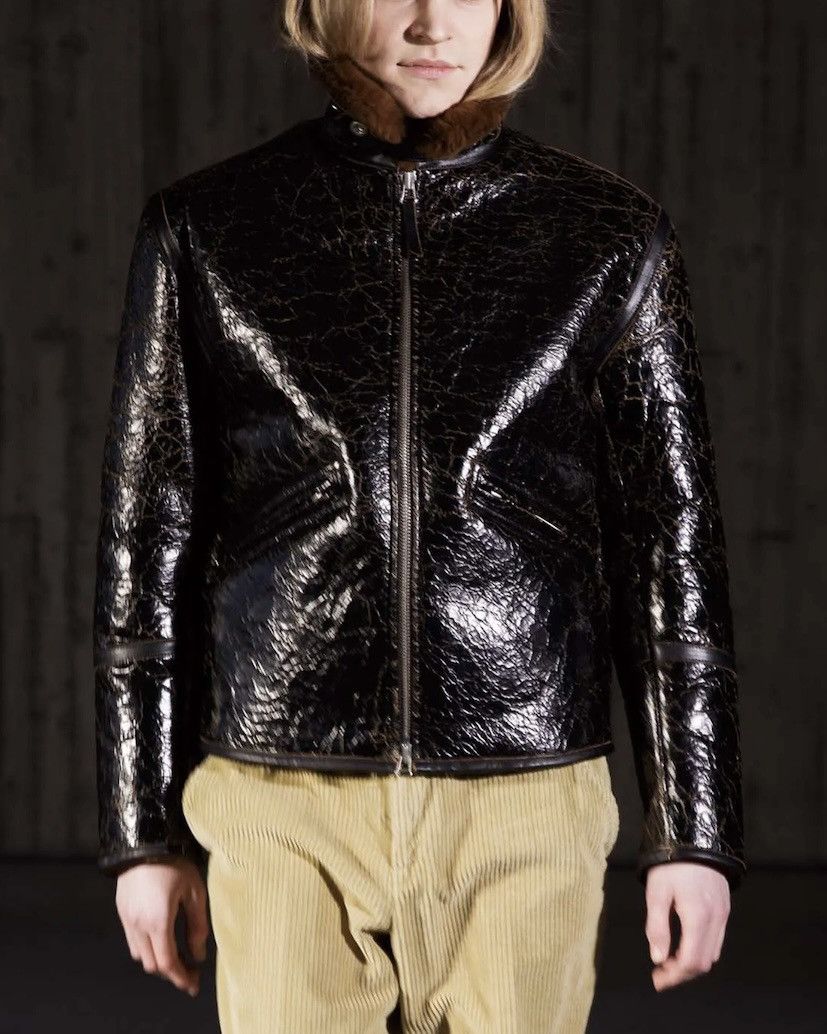 Our Legacy Our Legacy Shearling Jacket Spider Web Fall 2016 Size US M / EU 48-50 / 2 - 2 Thumbnail