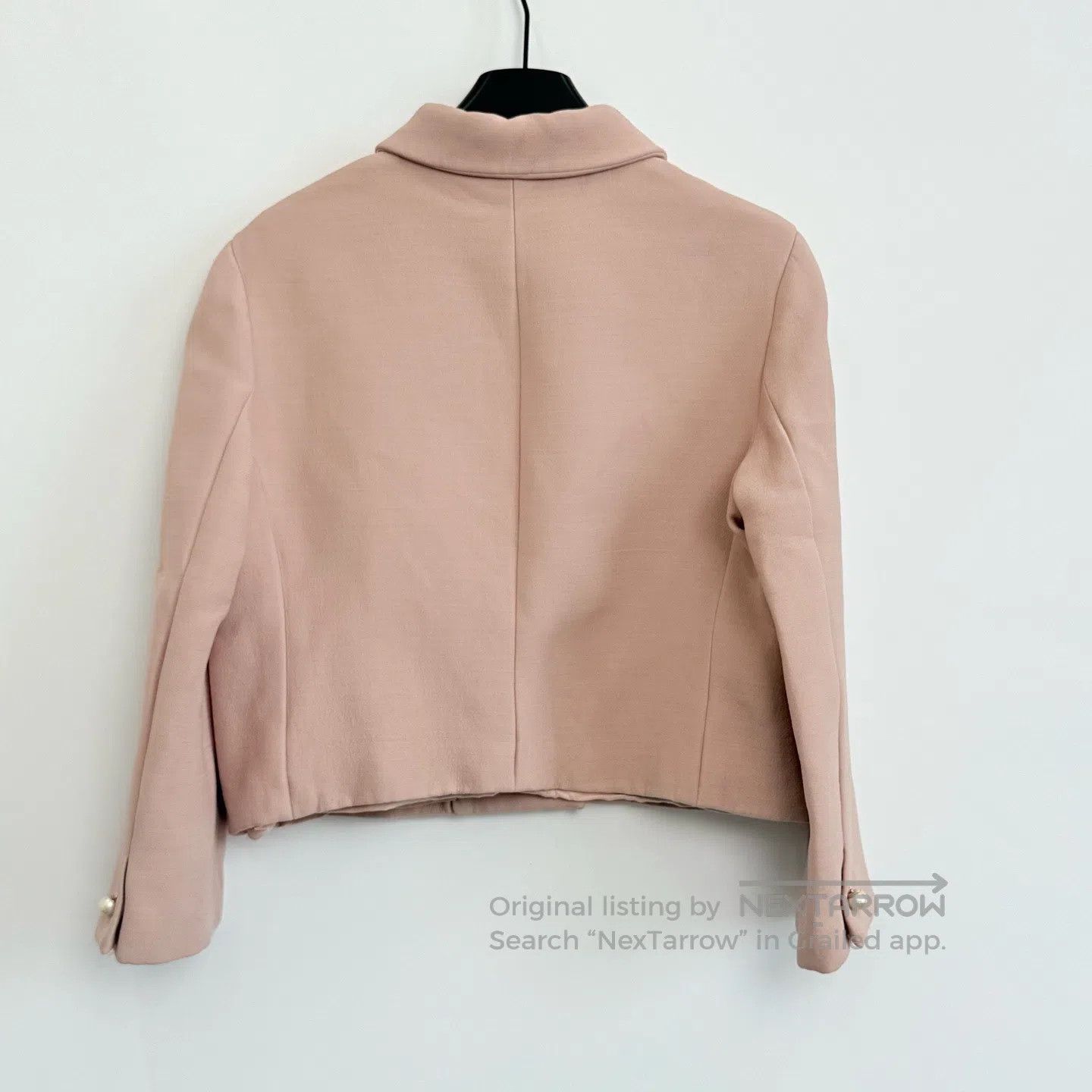 Dior Dior Mixed Fabric Solid Single-Breasted Long-Sleeve Jacket Size S / US 4 / IT 40 - 3 Thumbnail