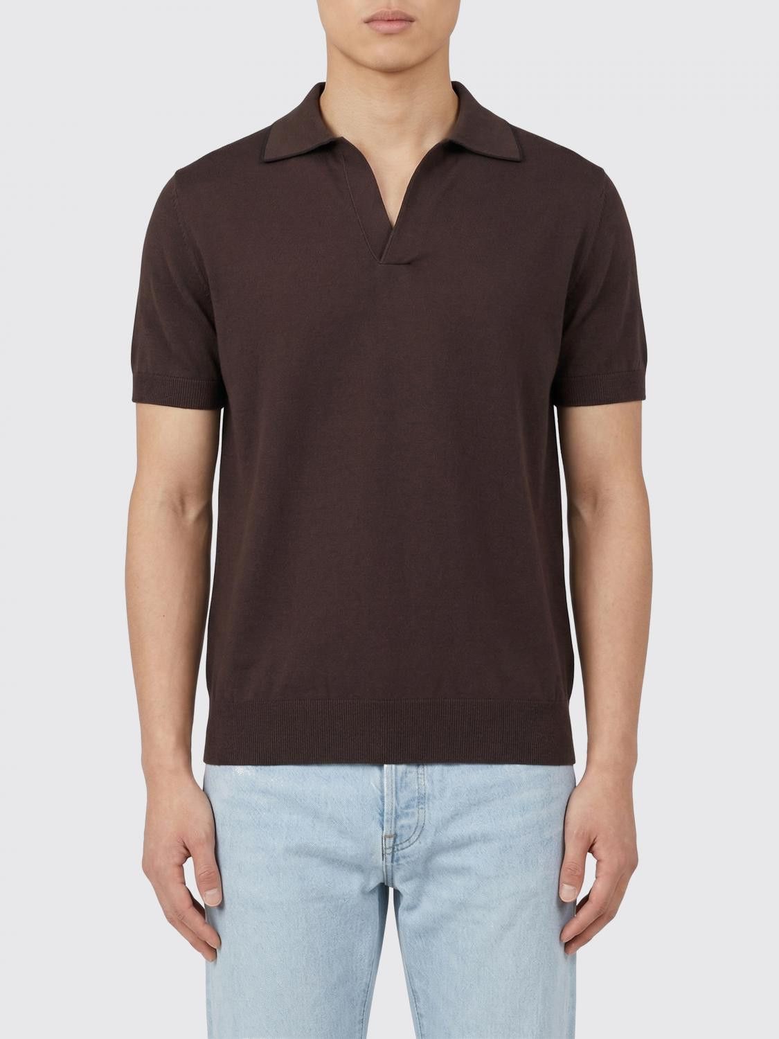 Tom Ford Tom Ford Polo Shirt Men Brown Size US XL / EU 56 / 4 - 1 Thumbnail