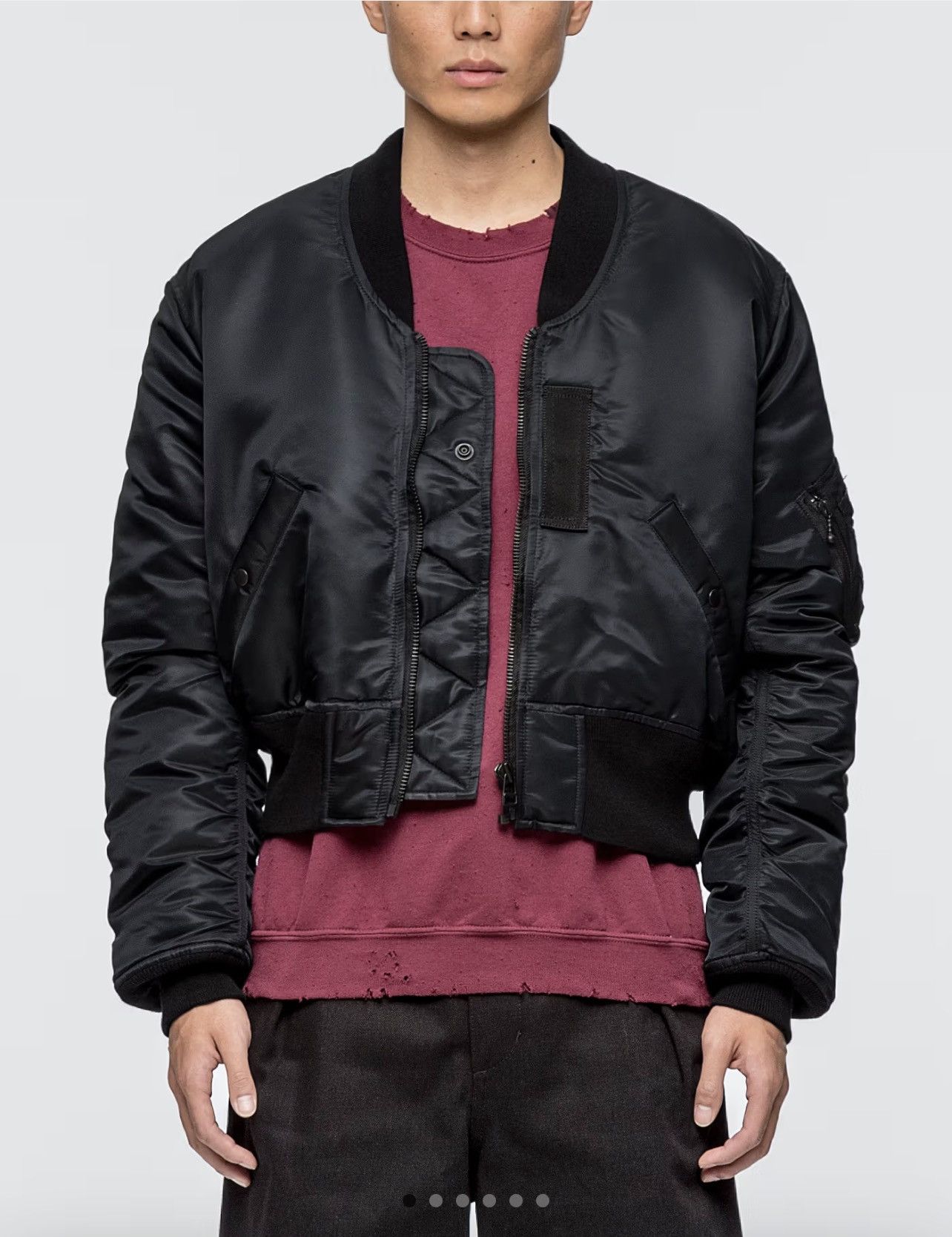 Sasquatchfabrix Short Length MA-1 Bomber Jacket Size US L / EU 52-54 / 3 - 1 Thumbnail