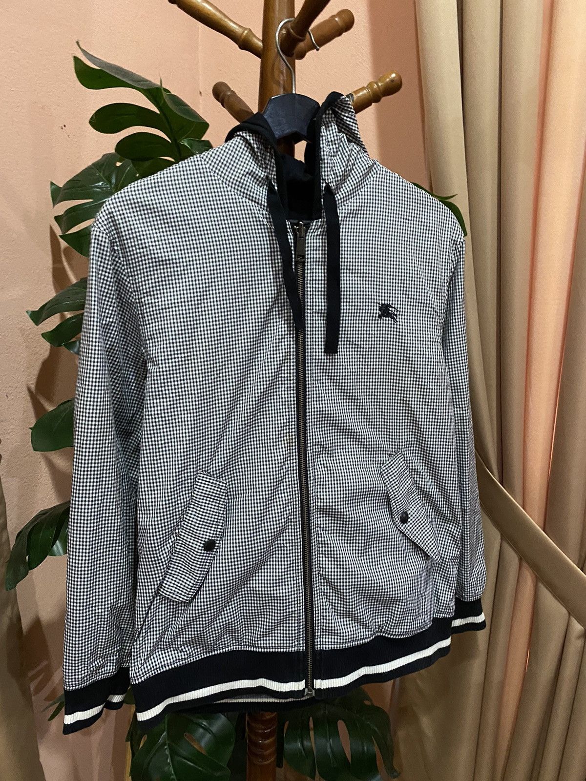 Burberry Authentic Burberry Black and White Gingham Jacket Size US S / EU 44-46 / 1 - 3 Thumbnail