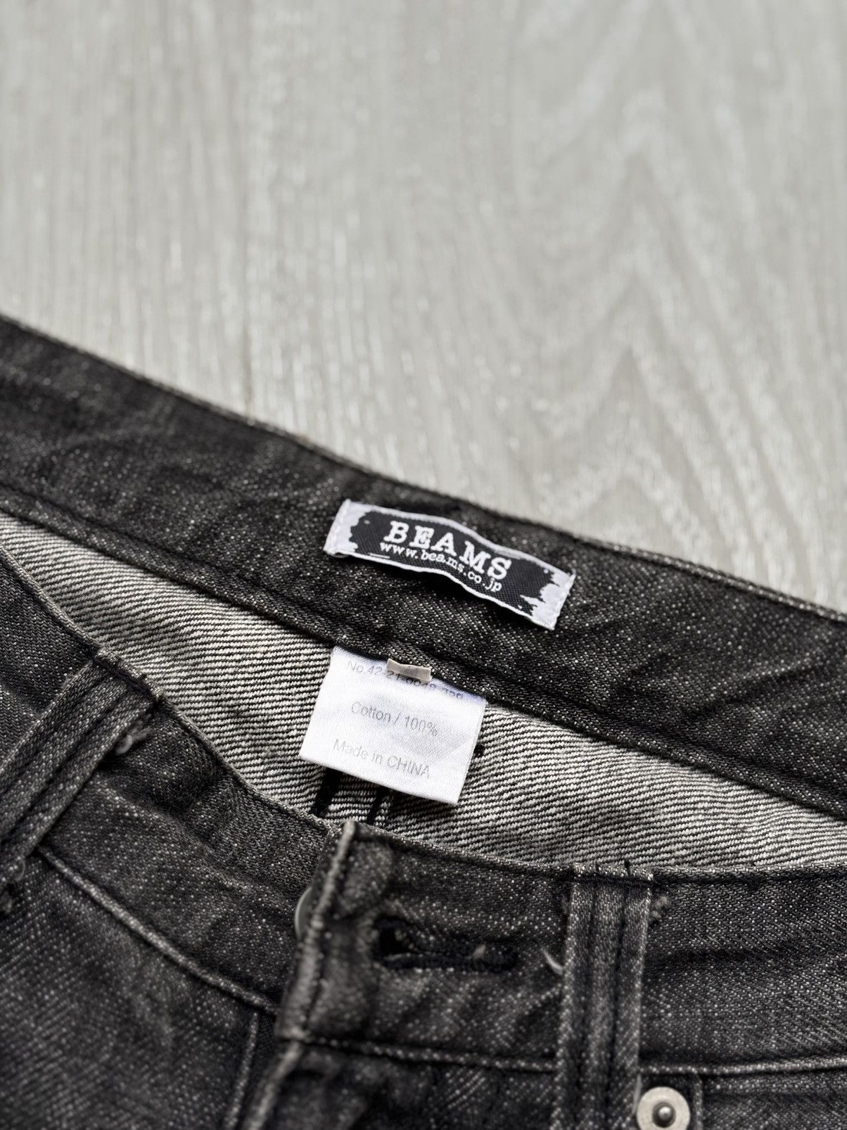 Beams Plus BEAMS paint splatter lace up jeans Size US 29 - 8 Thumbnail