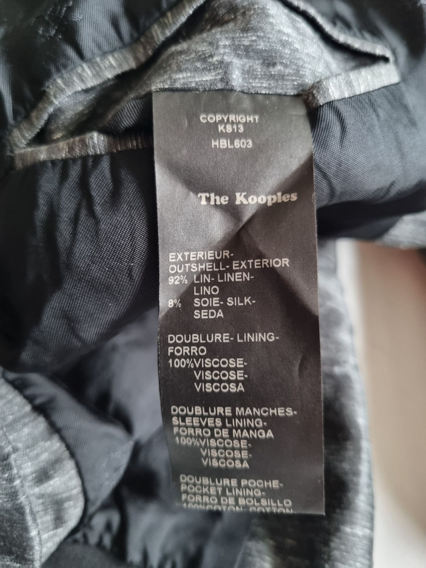 The Kooples The Kooples Linen / Silk Bomber Jacket Size US M / EU 48-50 / 2 - 5 Thumbnail