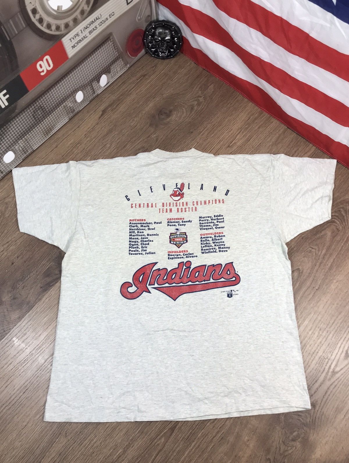 Lee × MLB × Vintage Vintage 1995 AL Division Series Rare T Shirt Size US XXL / EU 58 / 5 - 12 Thumbnail