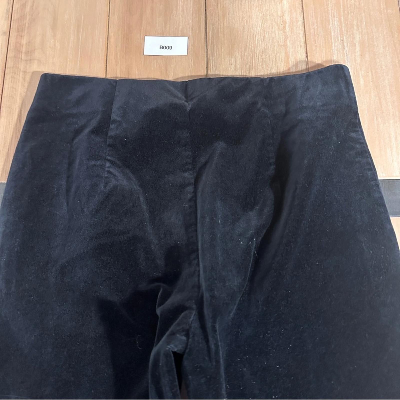 Other Ruby Road Pants 4P Velour velvet Black High-Waist 27" inseam Size 27" / US 4 / IT 40 - 5 Thumbnail