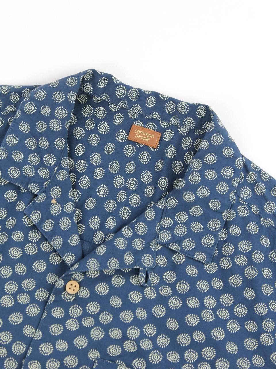 Common People COMMON PEOPLE Blue short-sleeved printed shirt Size US S / EU 44-46 / 1 - 7 Thumbnail