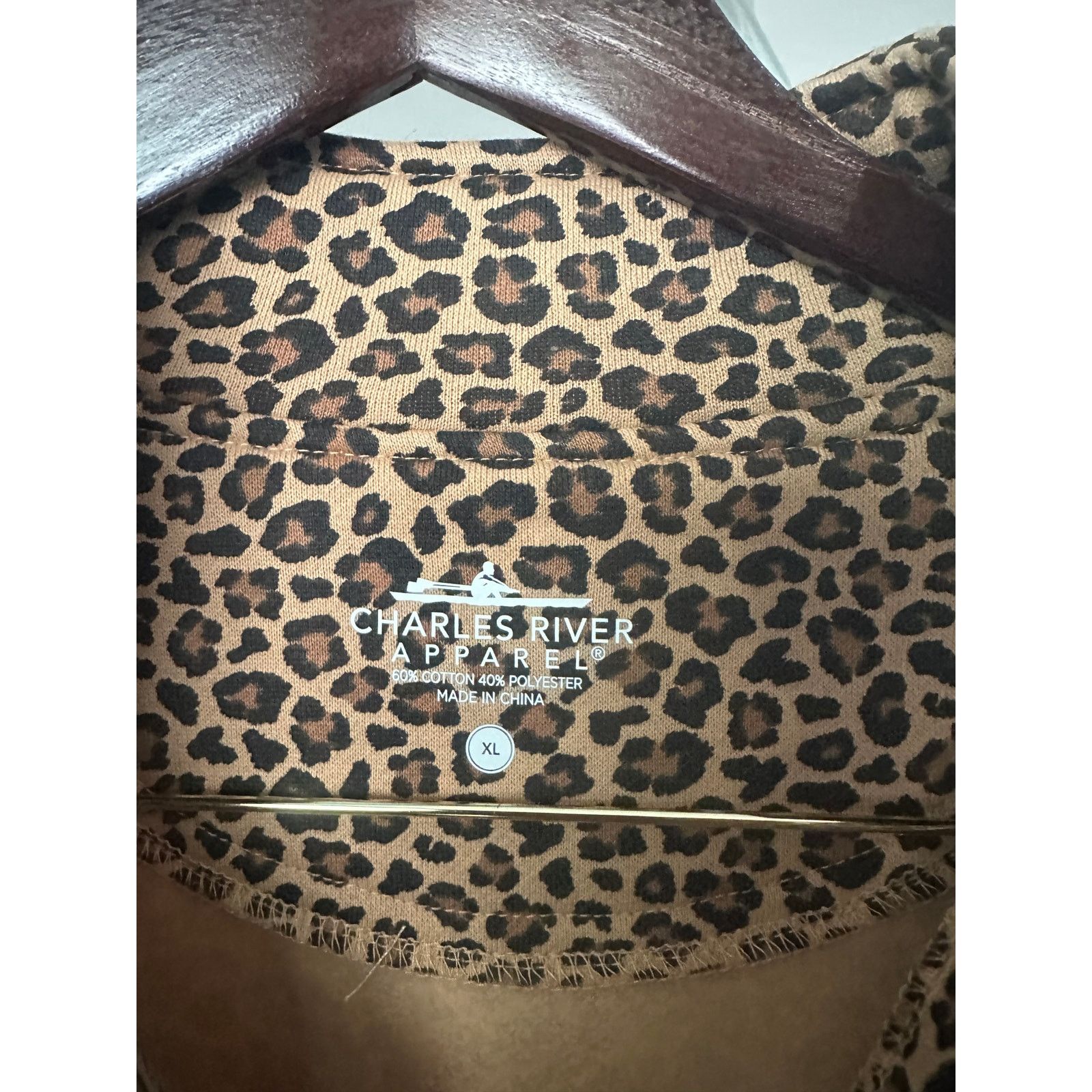 Other Women's Charles River Apparel Leopard Print Jacket Size XL / US 12-14 / IT 48-50 - 3 Thumbnail