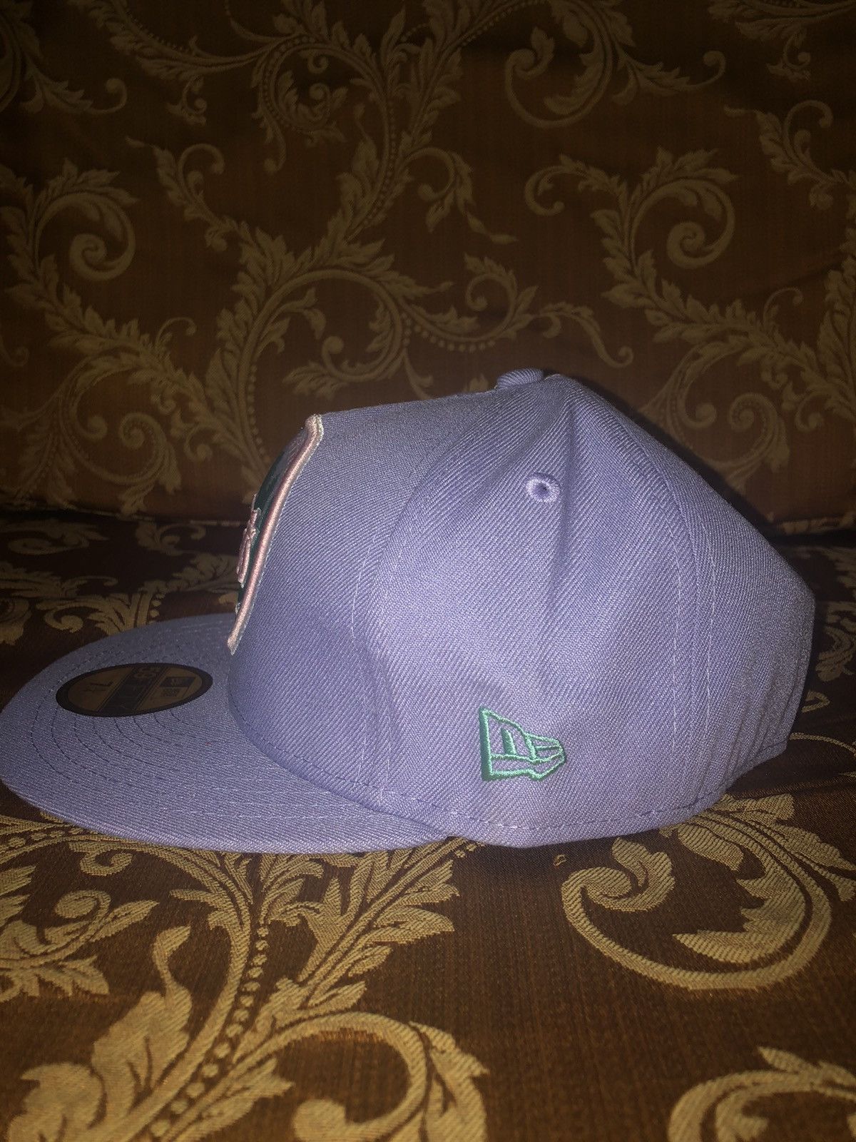 New Era New Era Lavender “Miami Nights” Mets Fitted Hat 7& 1/4 Size ONE SIZE - 6 Thumbnail