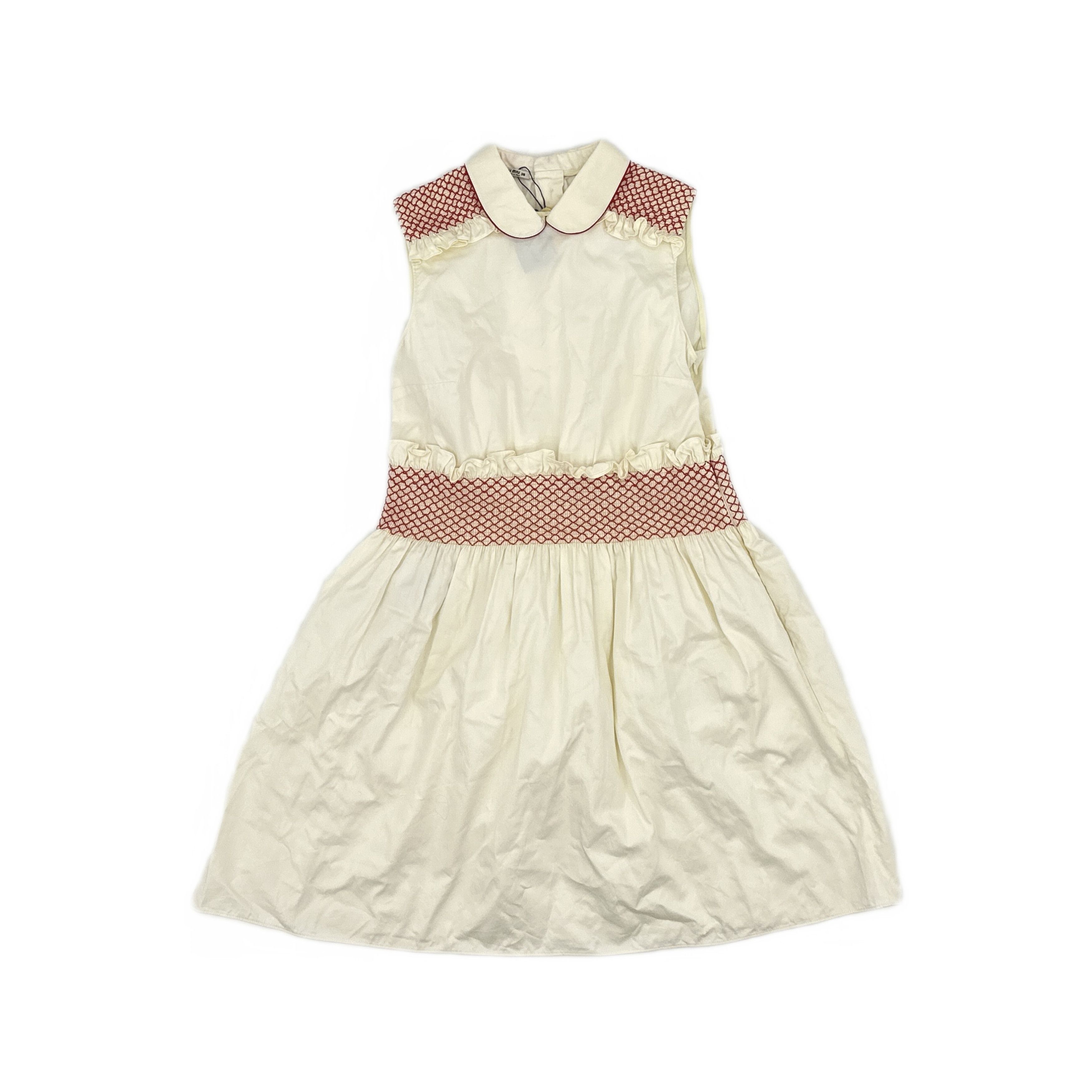 Miu Miu Miu Miu Embroidered Sleeveless Mini Dress Size 36 Size XS / US 0-2 / IT 36-38 - 1 Thumbnail