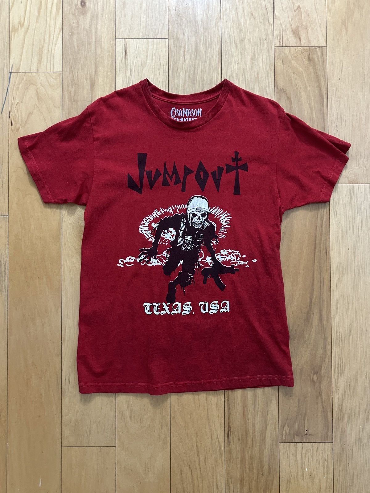Osamason + FMG Jumpout Tour Texas Exclusive Red T-Shirt