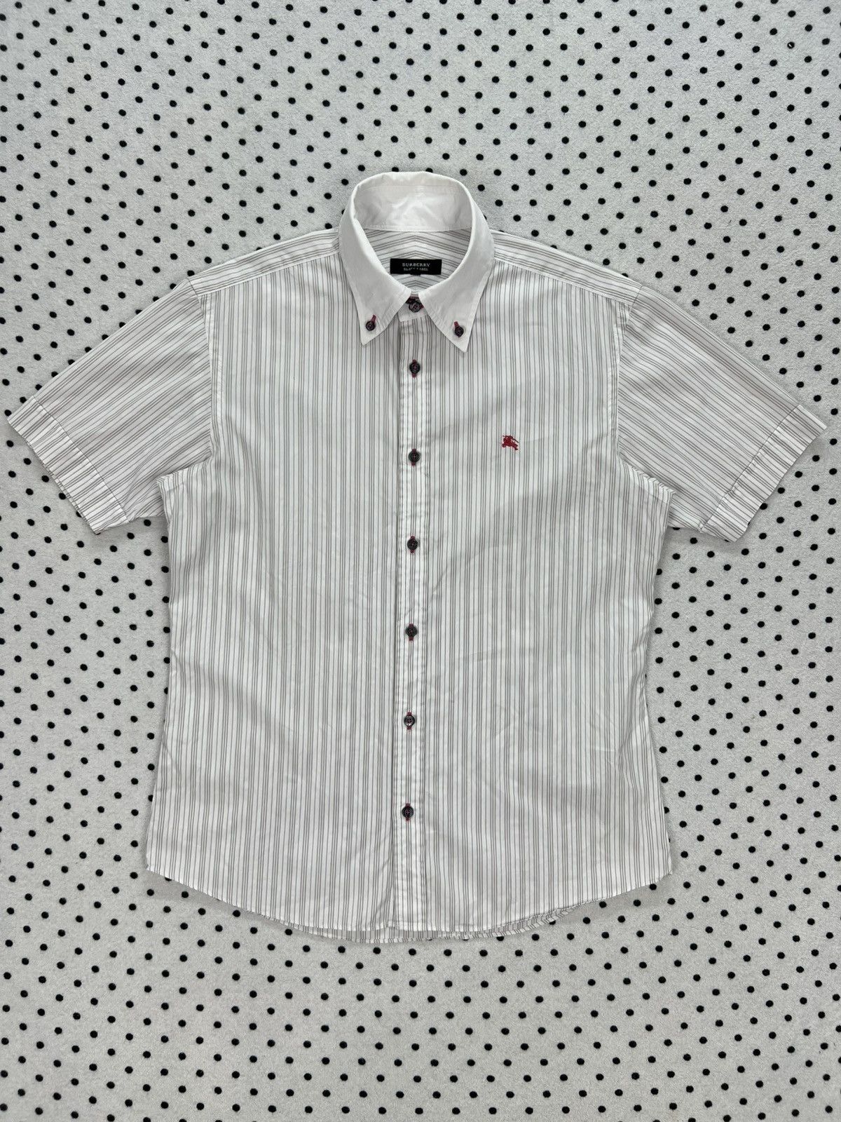 Burberry Burberry Black Label Stripes Shirt Size US S / EU 44-46 / 1 - 1 Thumbnail