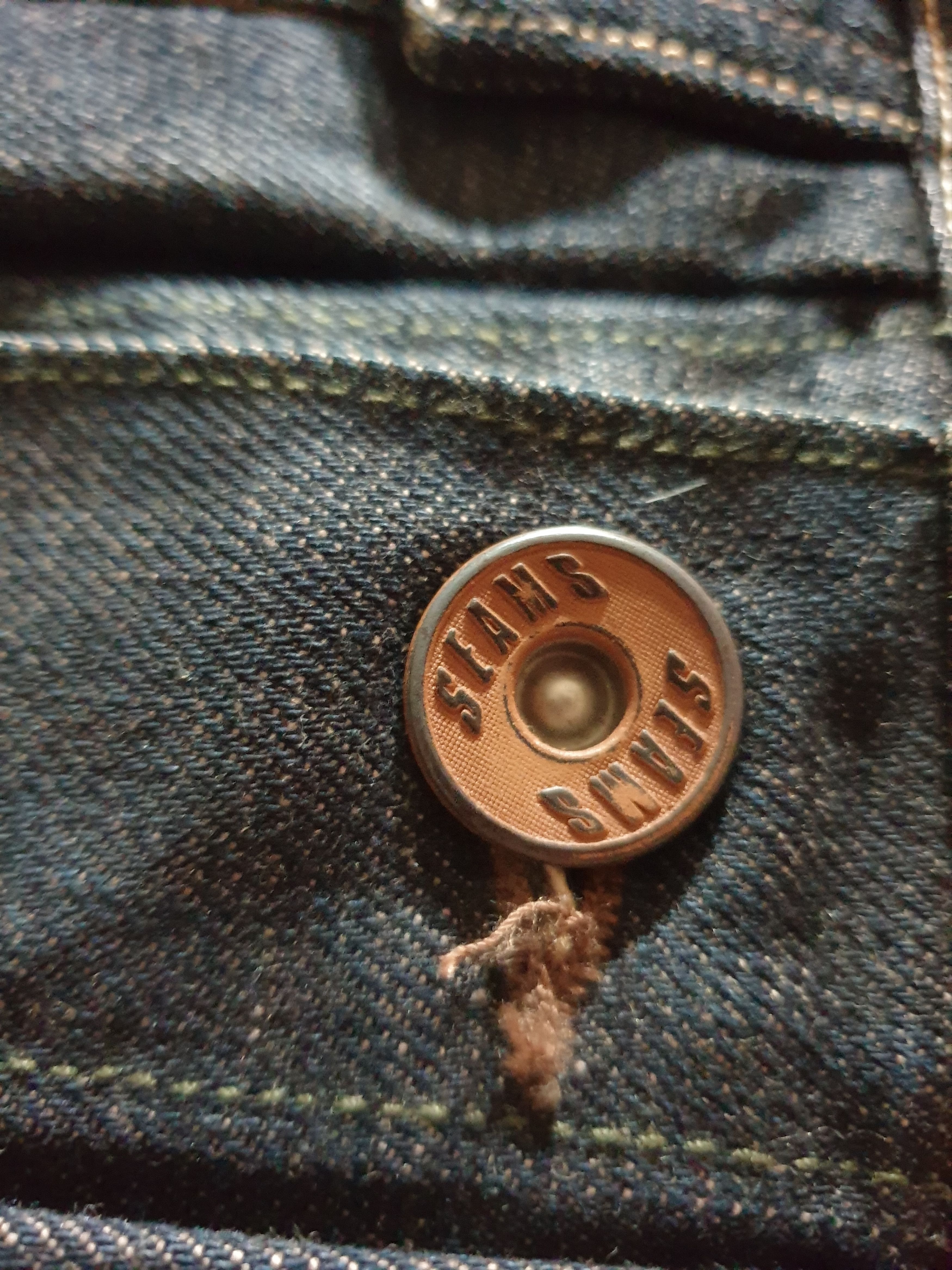 PPFM 💥Seams Japanese brand denim jacket Size US S / EU 44-46 / 1 - 2 Thumbnail