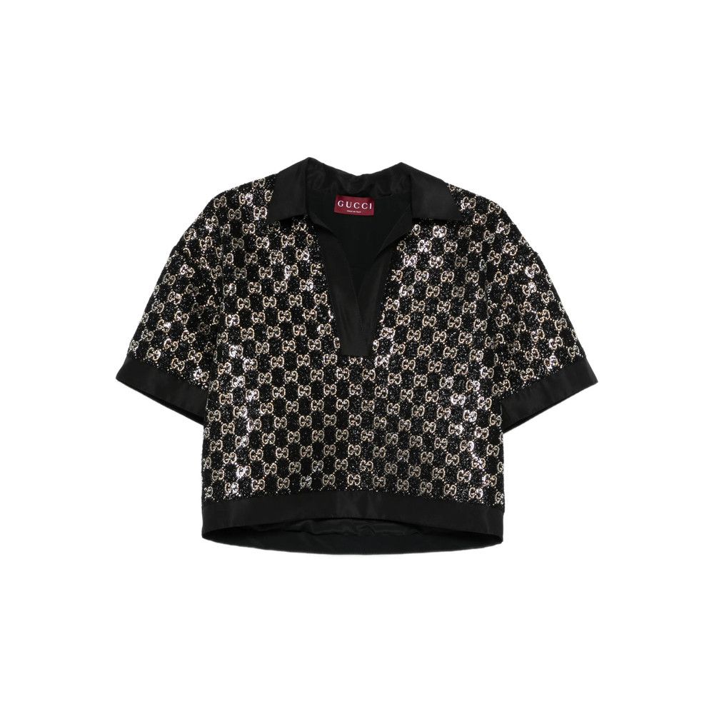 Gucci Gucci BLACK Tops - Shirts Size S / US 4 / IT 40 - 1 Thumbnail