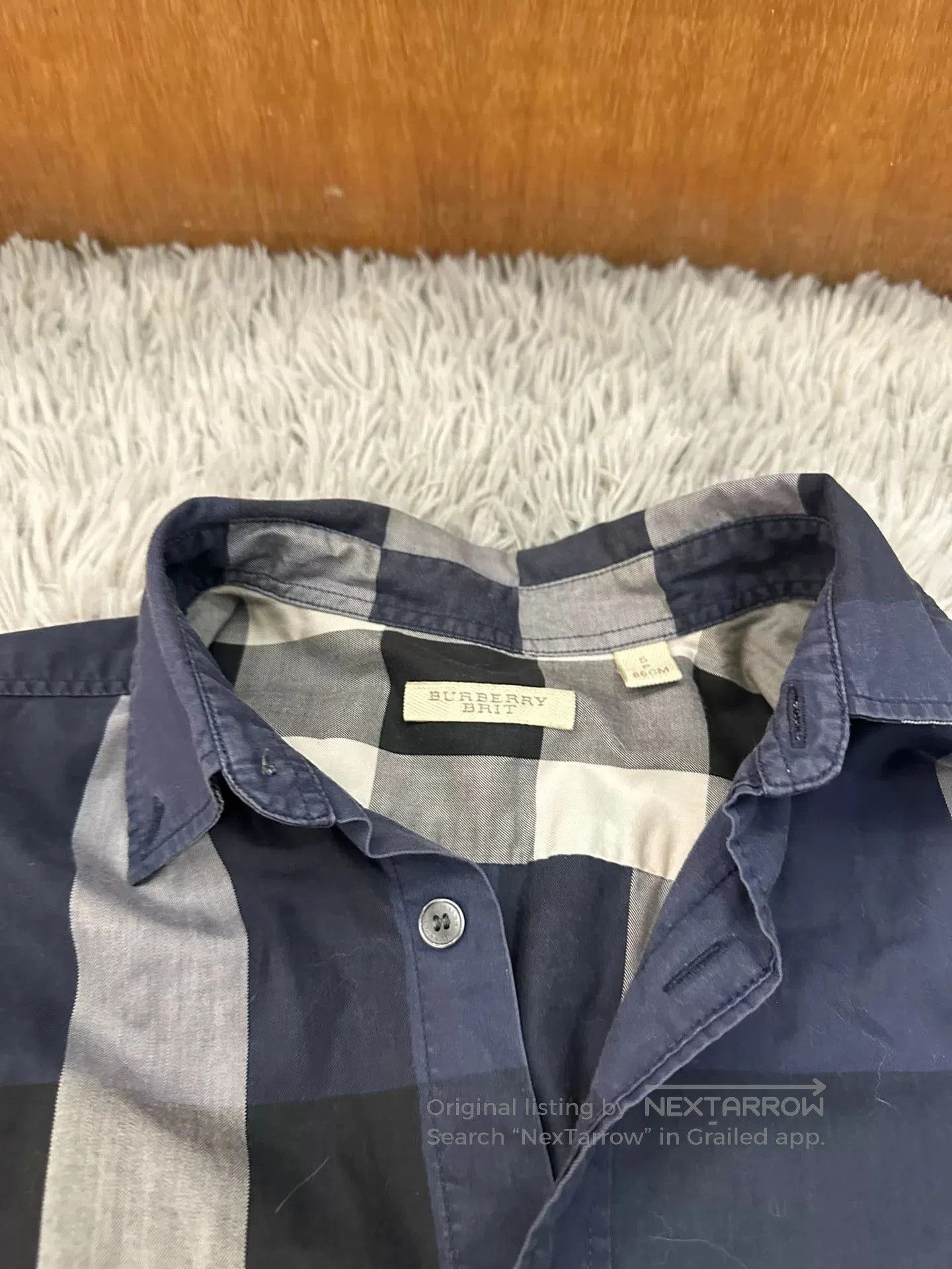Burberry Burberry Blue Check Shirt. Size US S / EU 44-46 / 1 - 4 Thumbnail