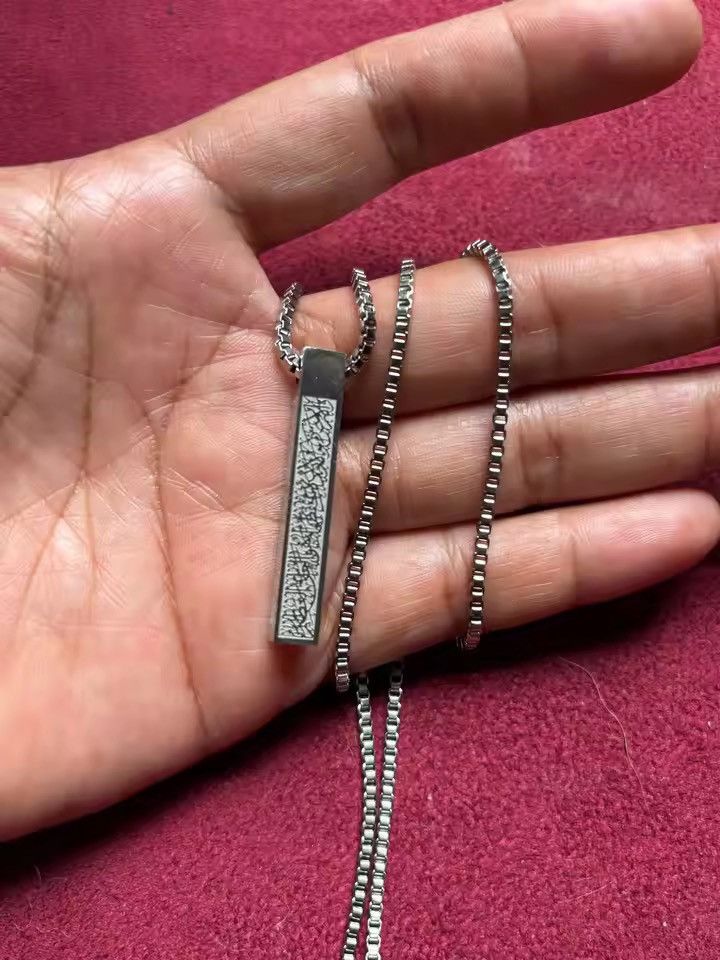Jewelry Silver Bar Necklace Size ONE SIZE - 1 Thumbnail