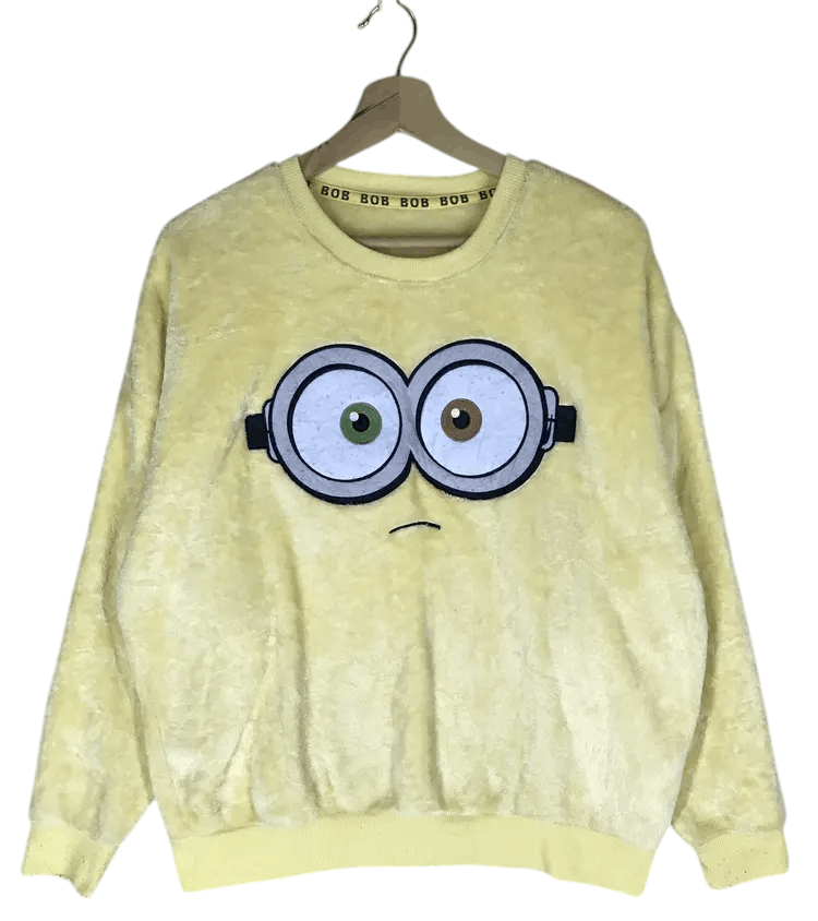 Universal Studios Despicable Me Minion Bob Character Fleece Sweatshirts Size US L / EU 52-54 / 3 - 1 Thumbnail