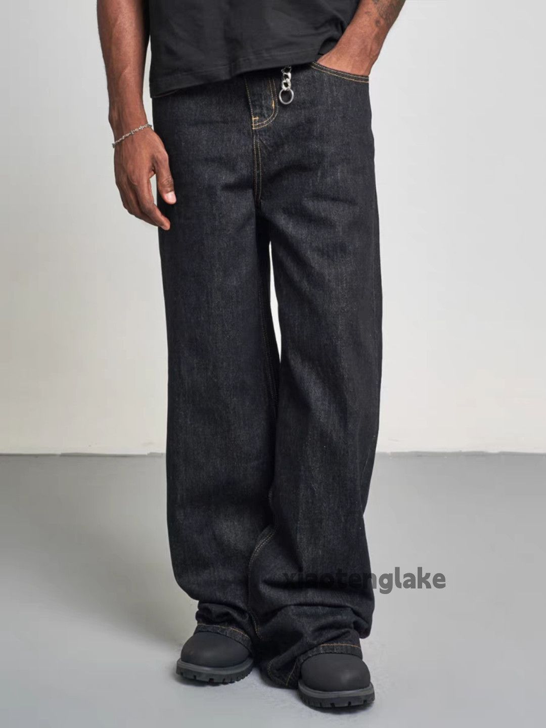 Designer × Jean × Vintage utility skate hiphop loose baggy bootcut pants Size US 30 / EU 46 - 2 Thumbnail