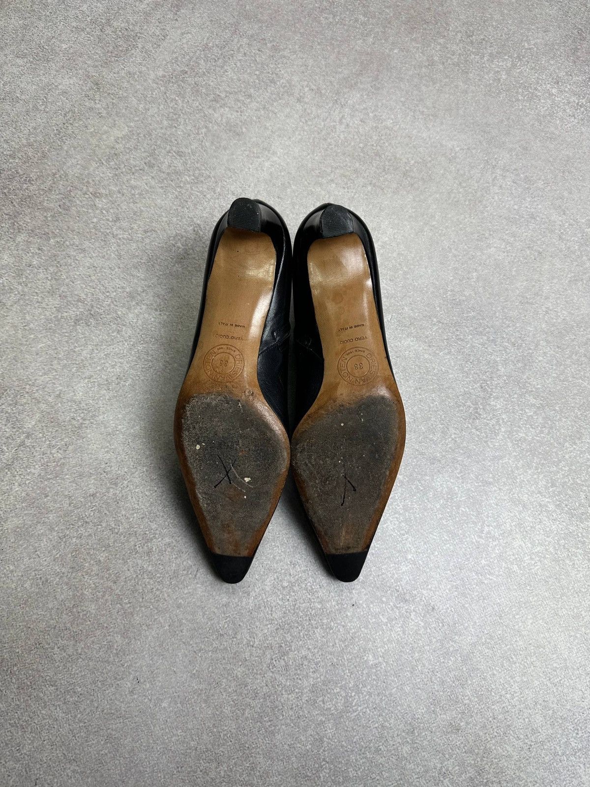 Dries Van Noten Vintage Dries Van Noten Ancle Heel Leather Spike Boots 38 Size US 8 / IT 38 - 5 Thumbnail