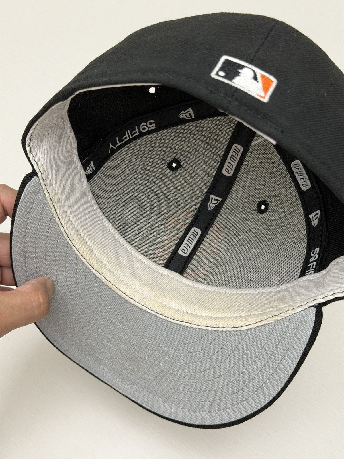 New Era Vintage 90s SF Giants New Era Fitted Hat Size 7 Wool USAMade Size ONE SIZE - 5 Thumbnail