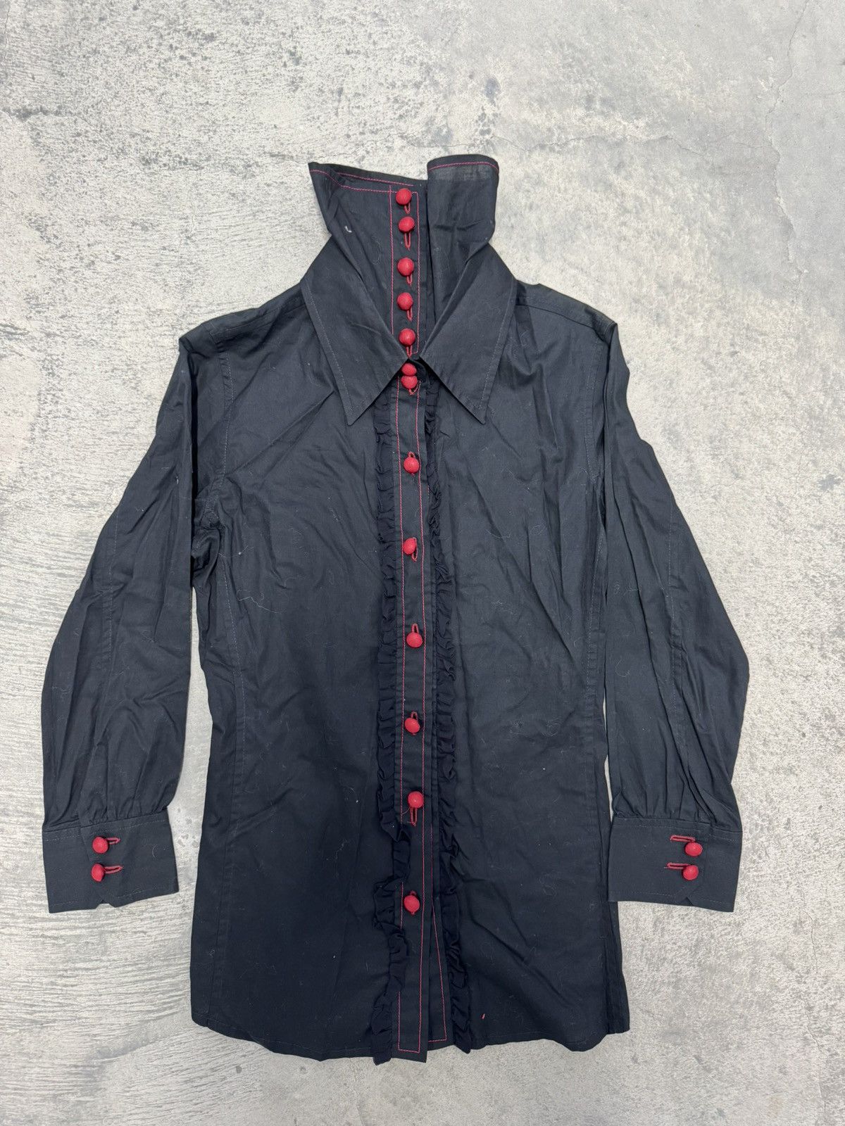 Yves Saint Laurent Yves Saint Laurent Double Collar Button Up Size XS / US 0-2 / IT 36-38 - 1 Thumbnail