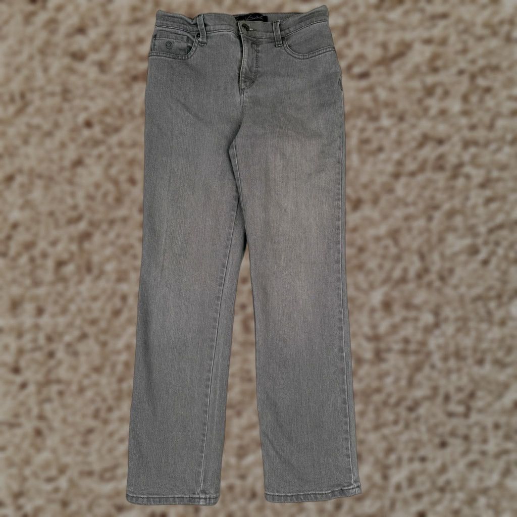 Gloria Vanderbilt Gloria Vanderbilt Jeans Womens 4P Gray Denim Amanda Cotton Blend 26x28 Size 27" / US 4 / IT 40 - 1 Thumbnail
