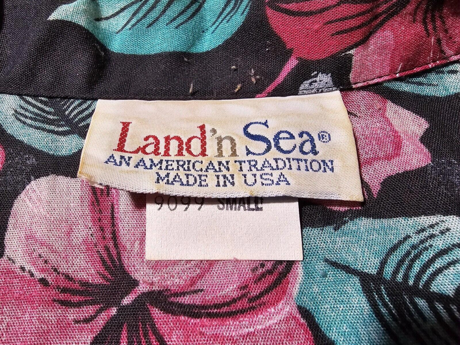 Designer Vintage Land n sea Medium skirt Small Shirt Floral 2 Pieces Size 30" / US 8 / IT 44 - 3 Thumbnail