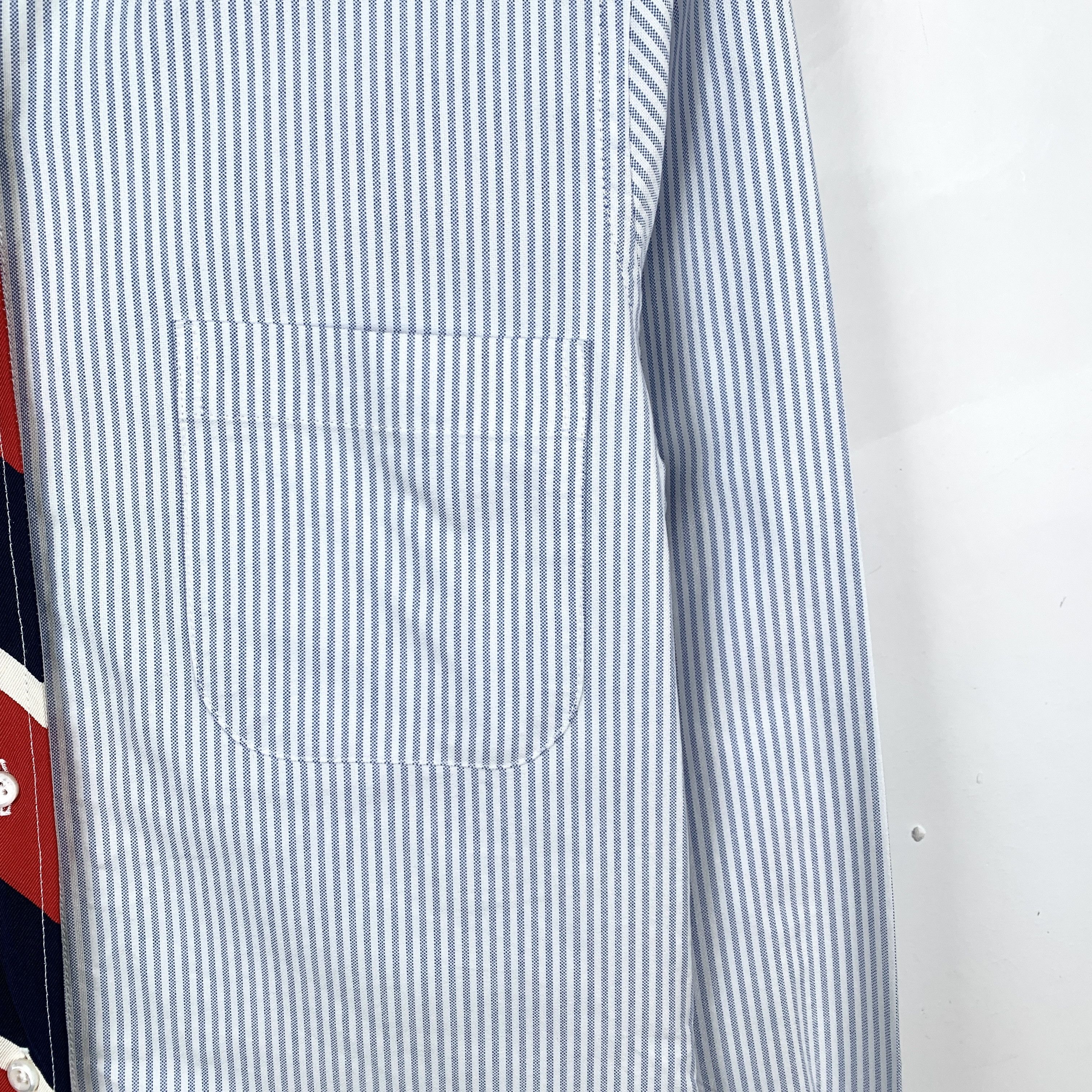 Thom Browne Thom Browne Blue and white striped tie shirt Size XS / US 0-2 / IT 36-38 - 6 Thumbnail