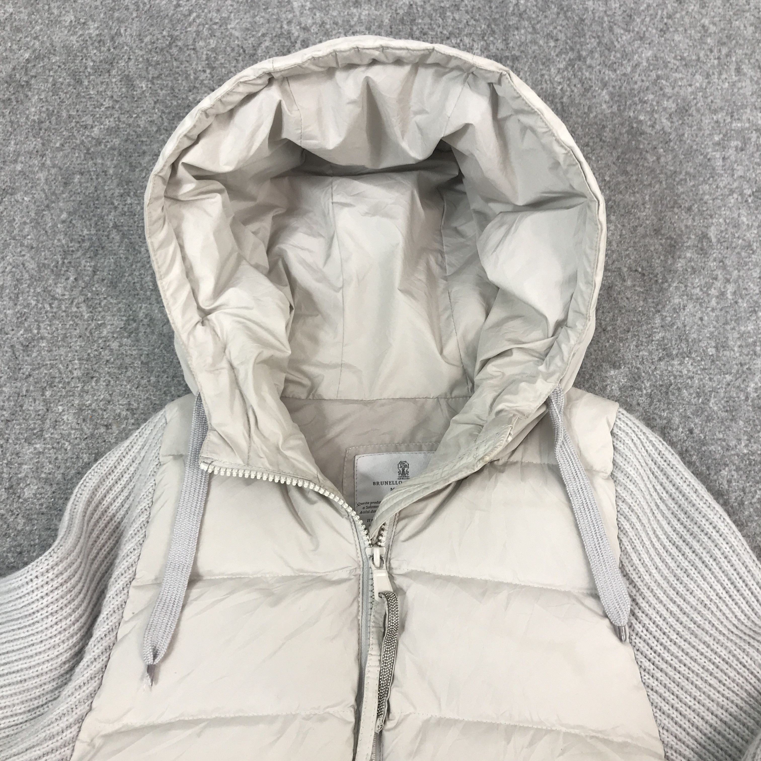 Brunello Cucinelli brunello cucinelli puffer design sleeve Knitwear jacket Size US M / EU 48-50 / 2 - 8 Thumbnail