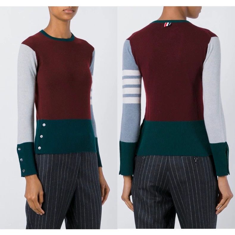 Thom Browne Thom Browne Autumn and winter multicolored cashmere knit s Size M / US 6-8 / IT 42-44 - 9 Thumbnail