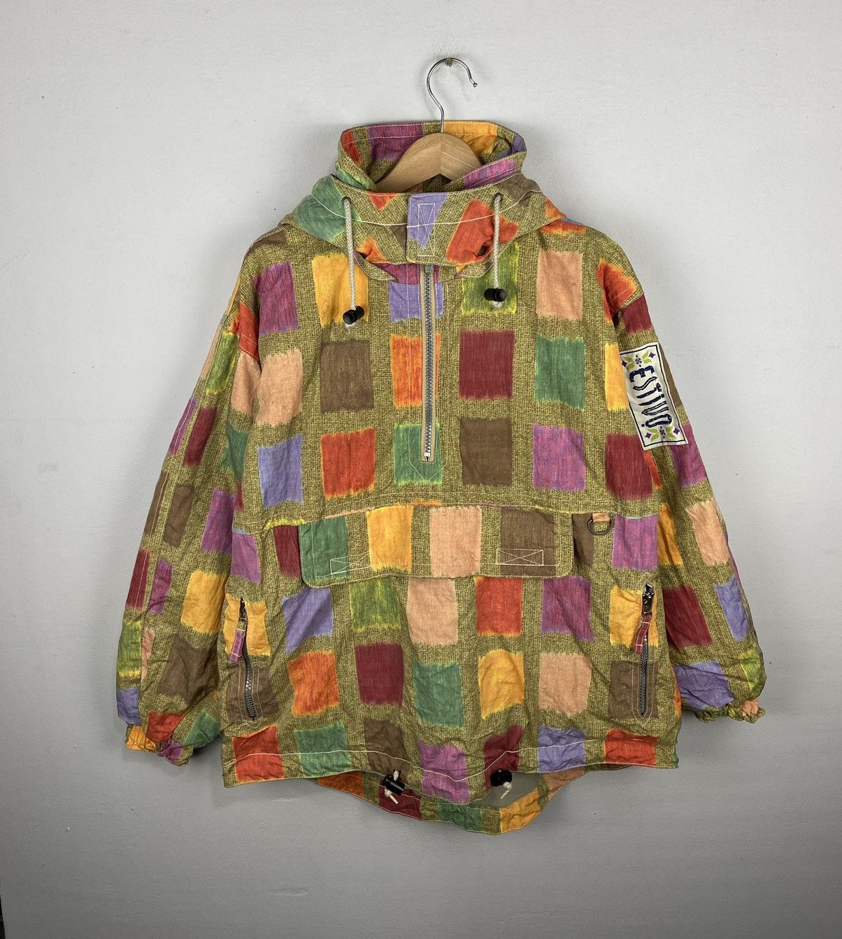 Vintage Vintage Estivo Abtract Multi Colour Jacket Size US L / EU 52-54 / 3 - 1 Thumbnail
