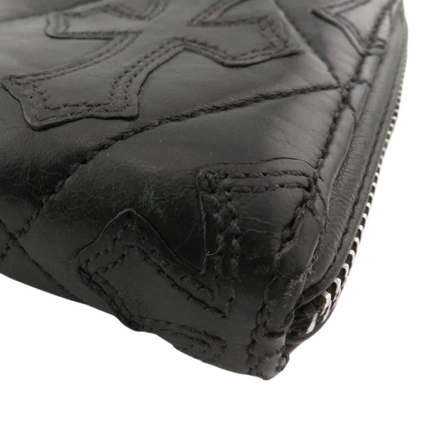 Chrome Hearts Chrome Hearts cemetery cross leather patch wallet Size ONE SIZE - 8 Thumbnail