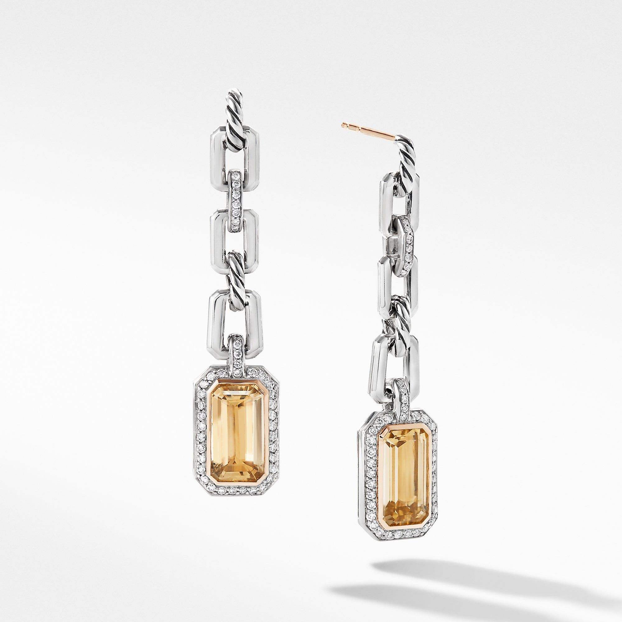 David Yurman o1w1db10525 E16192D Earrings with Diamonds and 18K Rose Gold Size ONE SIZE - 1 Preview