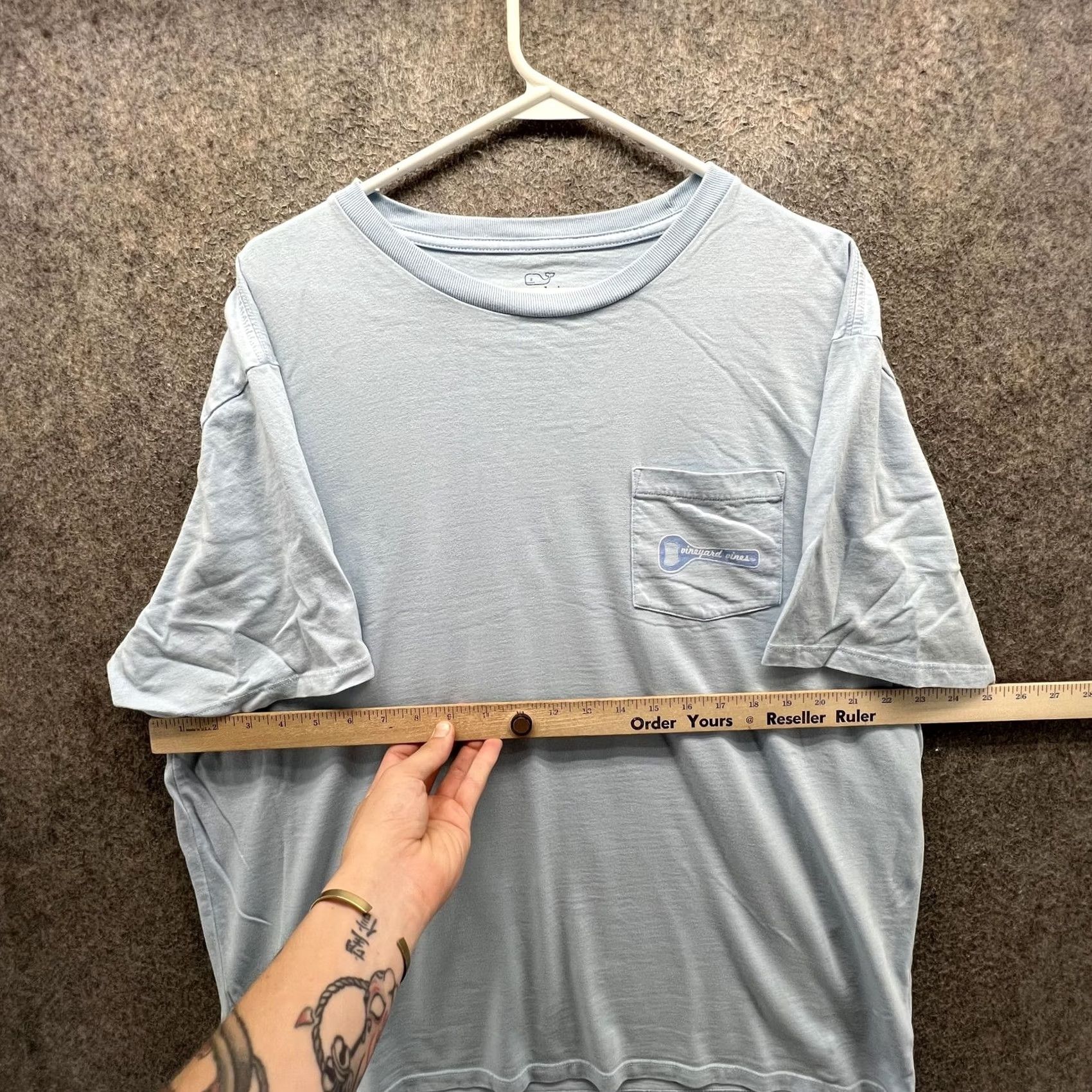 Vineyard Vines Vineyard Vines Shirt Mens Large Blue Pocket Whale Logo Tee Tagless Casual Soft Size US L / EU 52-54 / 3 - 4 Thumbnail