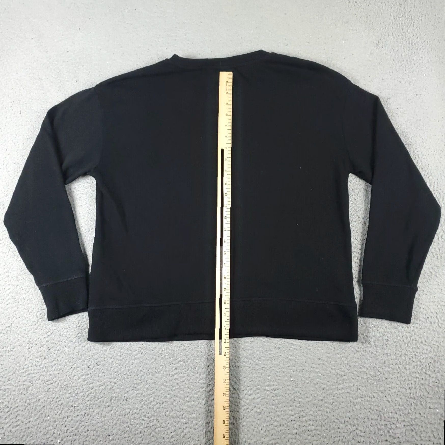 Reebok Reebok Womens Large Casual Black Pullover Sweatshirt Size L / US 10 / IT 46 - 6 Thumbnail