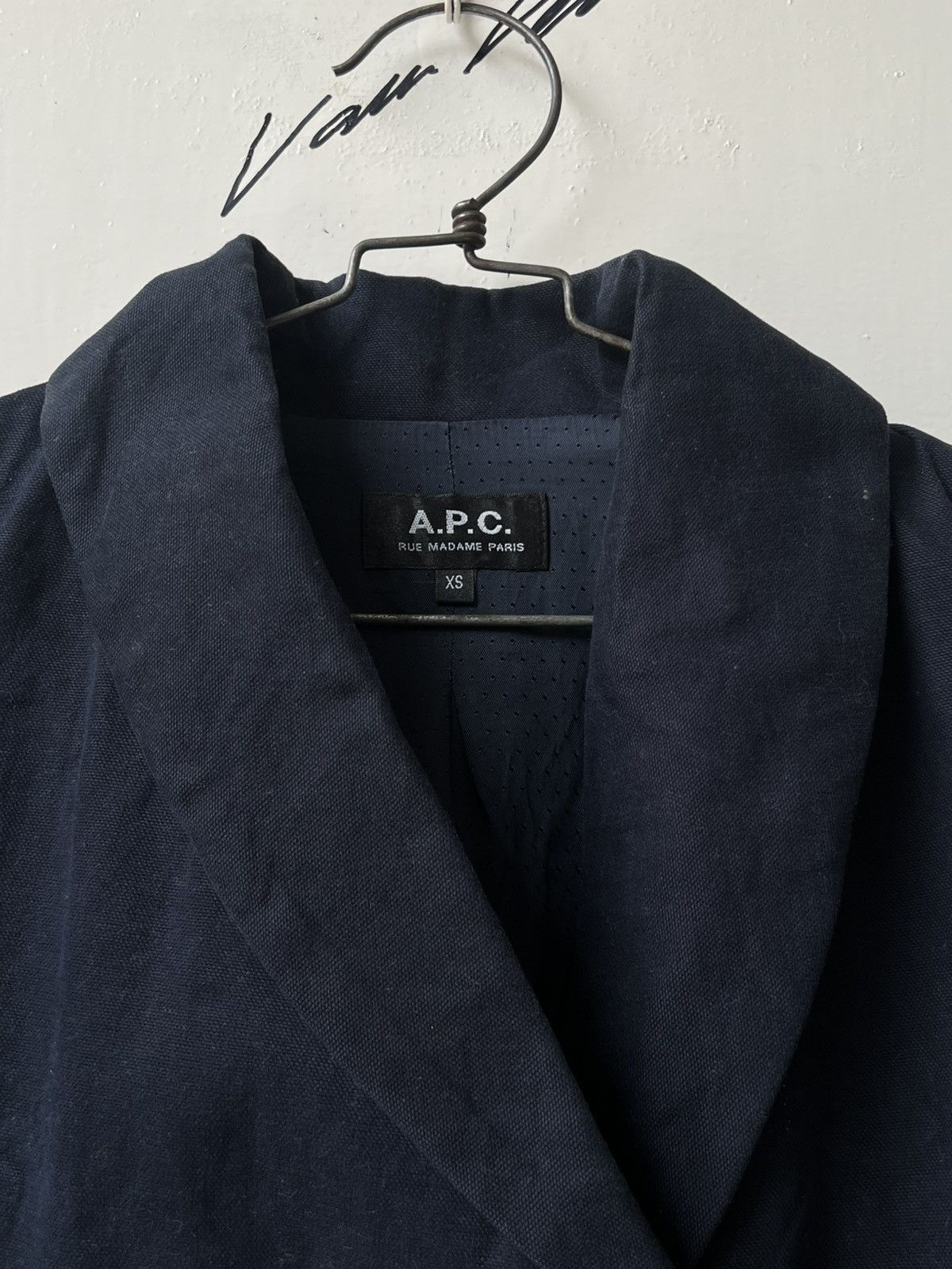A.P.C. A.P.C Double-breasted Navy Suit Blazers Size US S / EU 44-46 / 1 - 14 Thumbnail