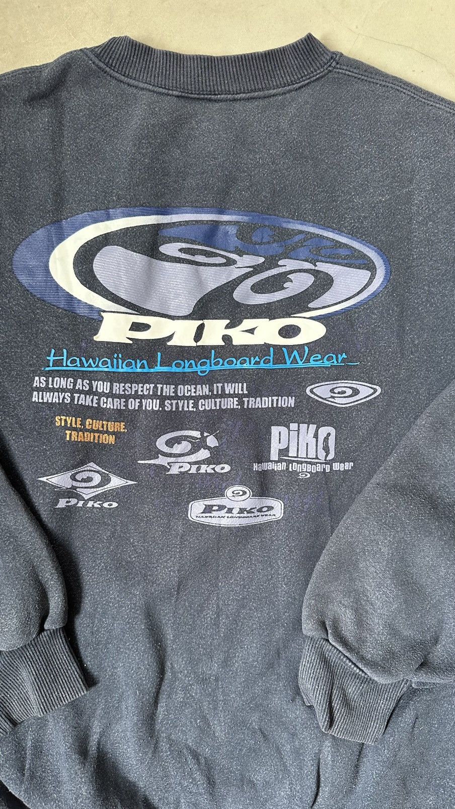 Vintage VINTAGE PIKO SURF SWEATSHIRT Size US L / EU 52-54 / 3 - 6 Thumbnail