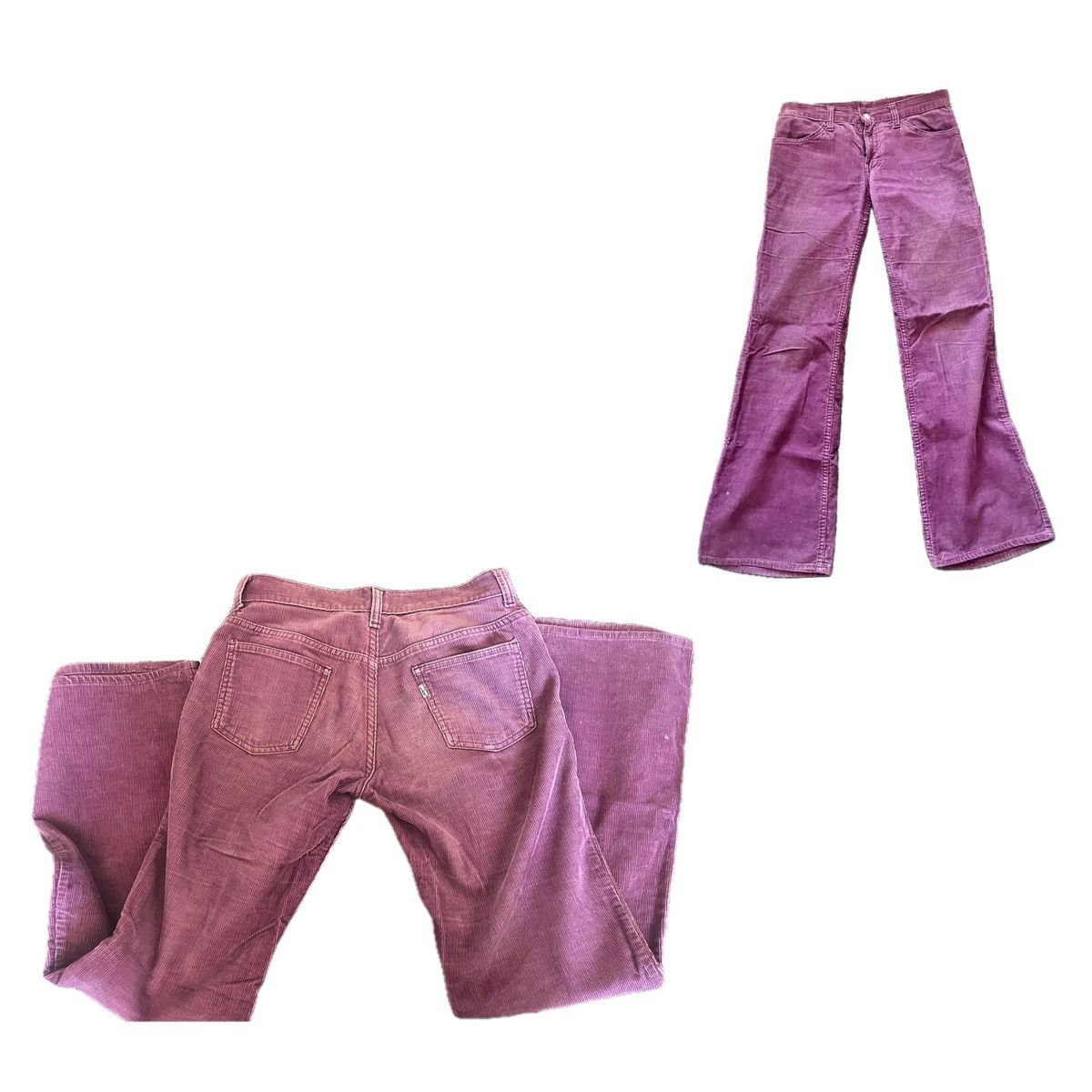 Levi's Vintage Clothing 1960’s Vintage Lavender Corduroys Levis for Gals White Label Size 27" / US 4 / IT 40 - 3 Thumbnail