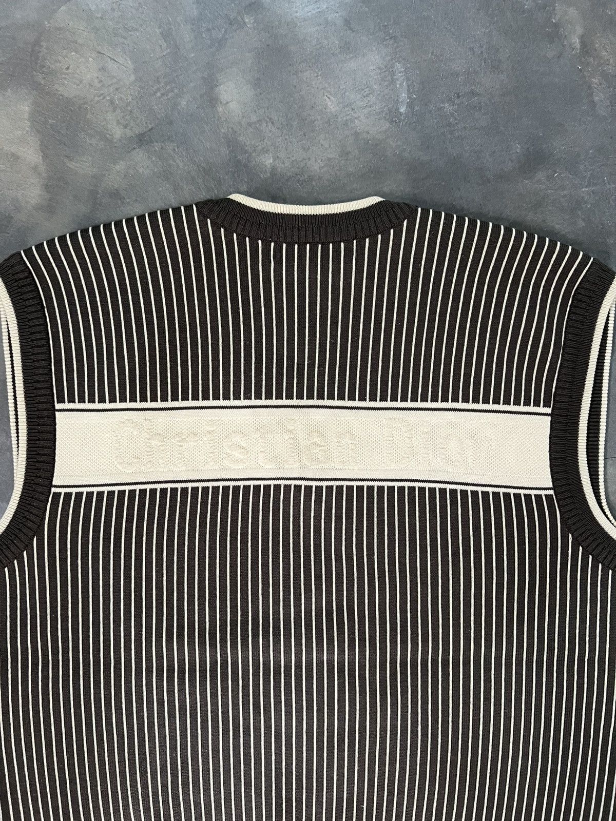 Christian Dior Monsieur Christian Dior Monsieur Sports 90s Knitwear Vest Size US L / EU 52-54 / 3 - 13 Thumbnail