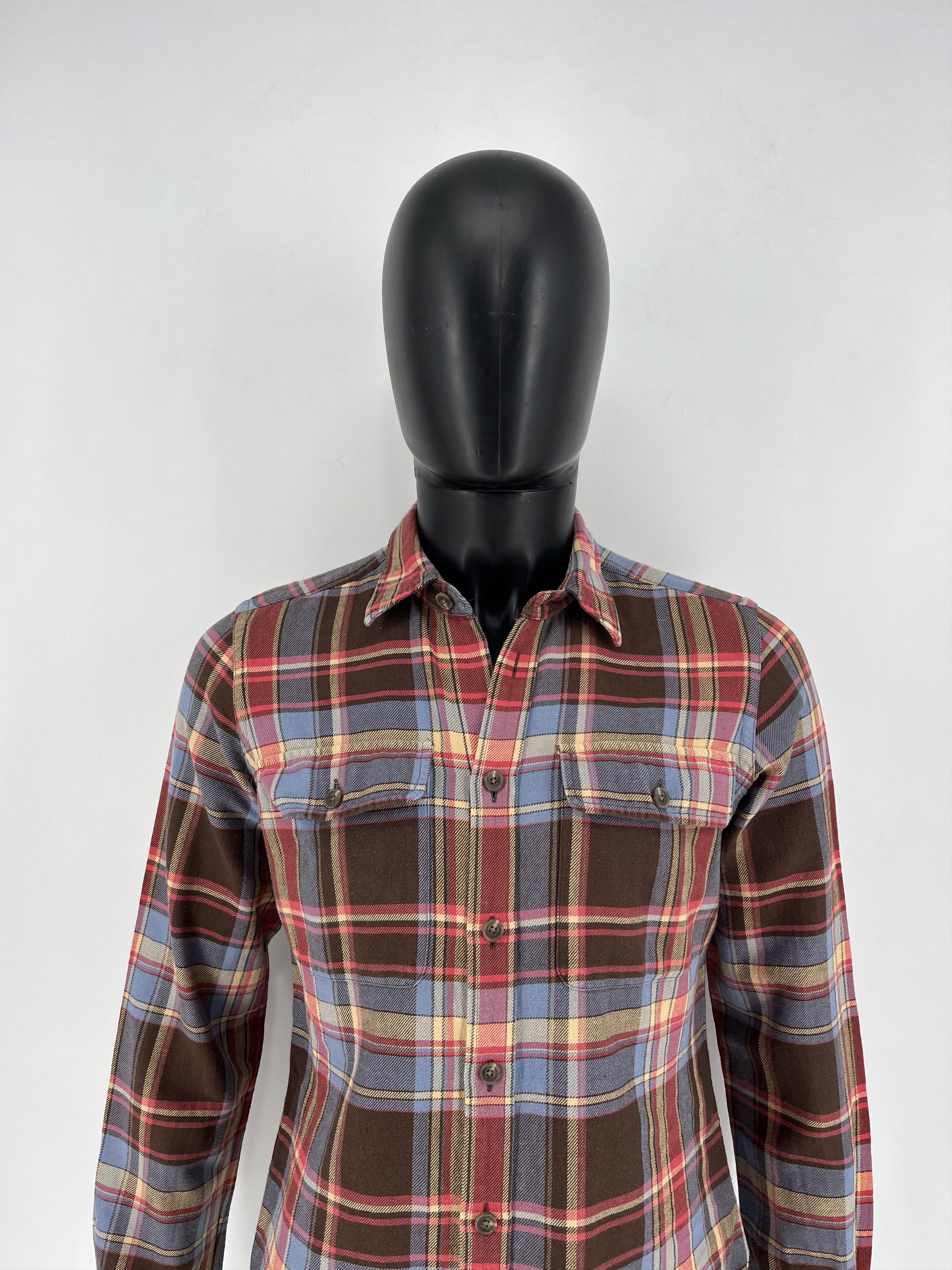 Flannel Vintage Flannel Polo Raplh Lauren Plaid Shirt Travis style Size US S / EU 44-46 / 1 - 1 Thumbnail